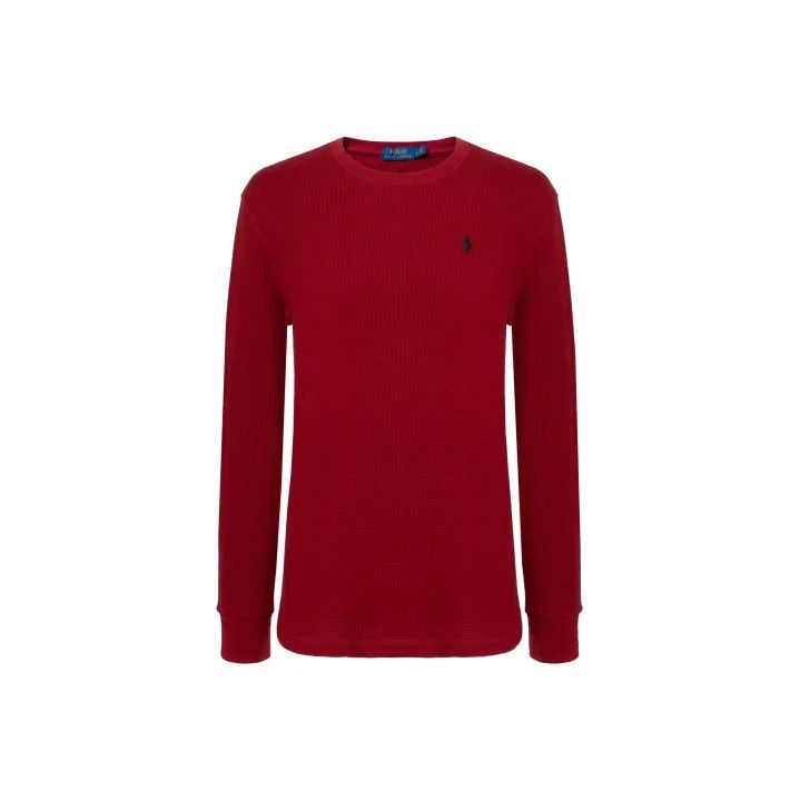 Polo Ralph Lauren Polo Ralph Lauren Embroidered Pony Waffle Crewneck Sweatshirt Size US S / EU 44-46 / 1 - 1 Thumbnail