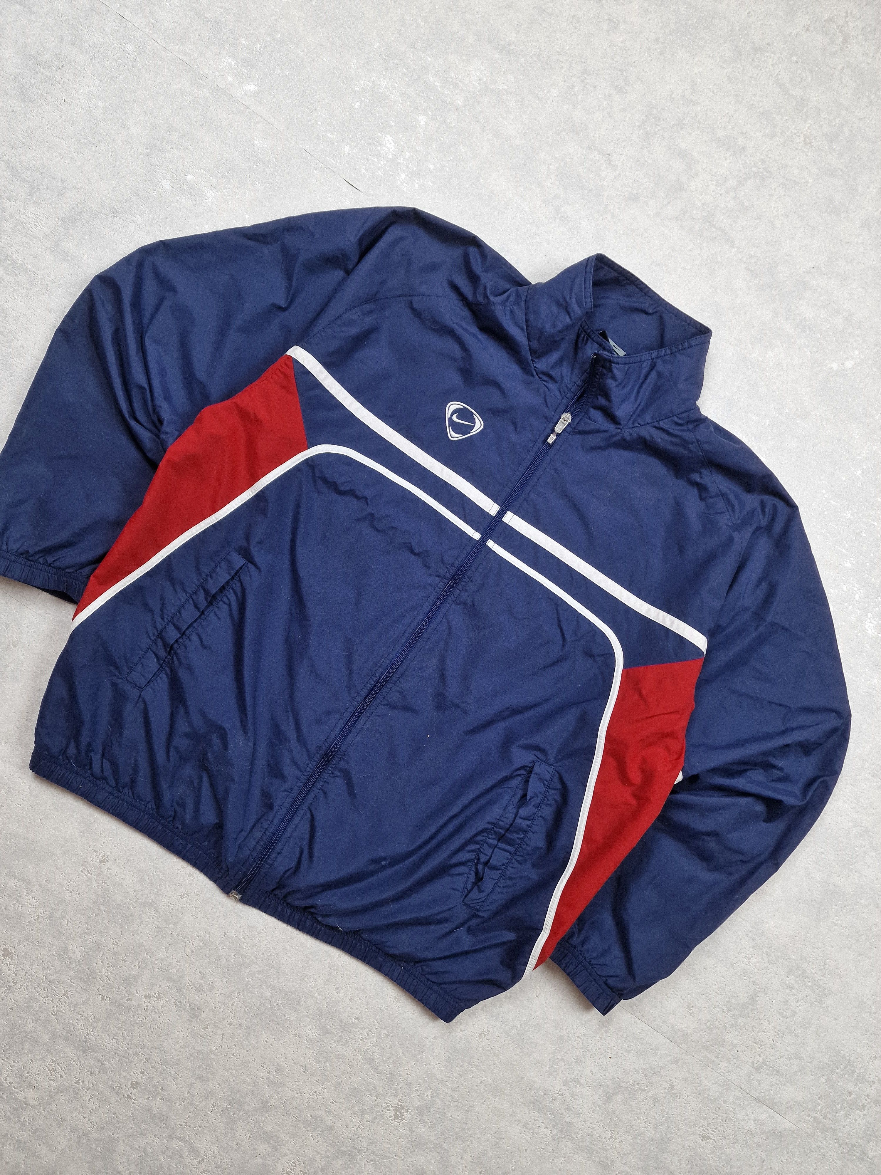 Nike 00s Nike Retro Logo Vintage Y2K Oversize Hylon Retro Jacket Size US L / EU 52-54 / 3 - 4 Thumbnail