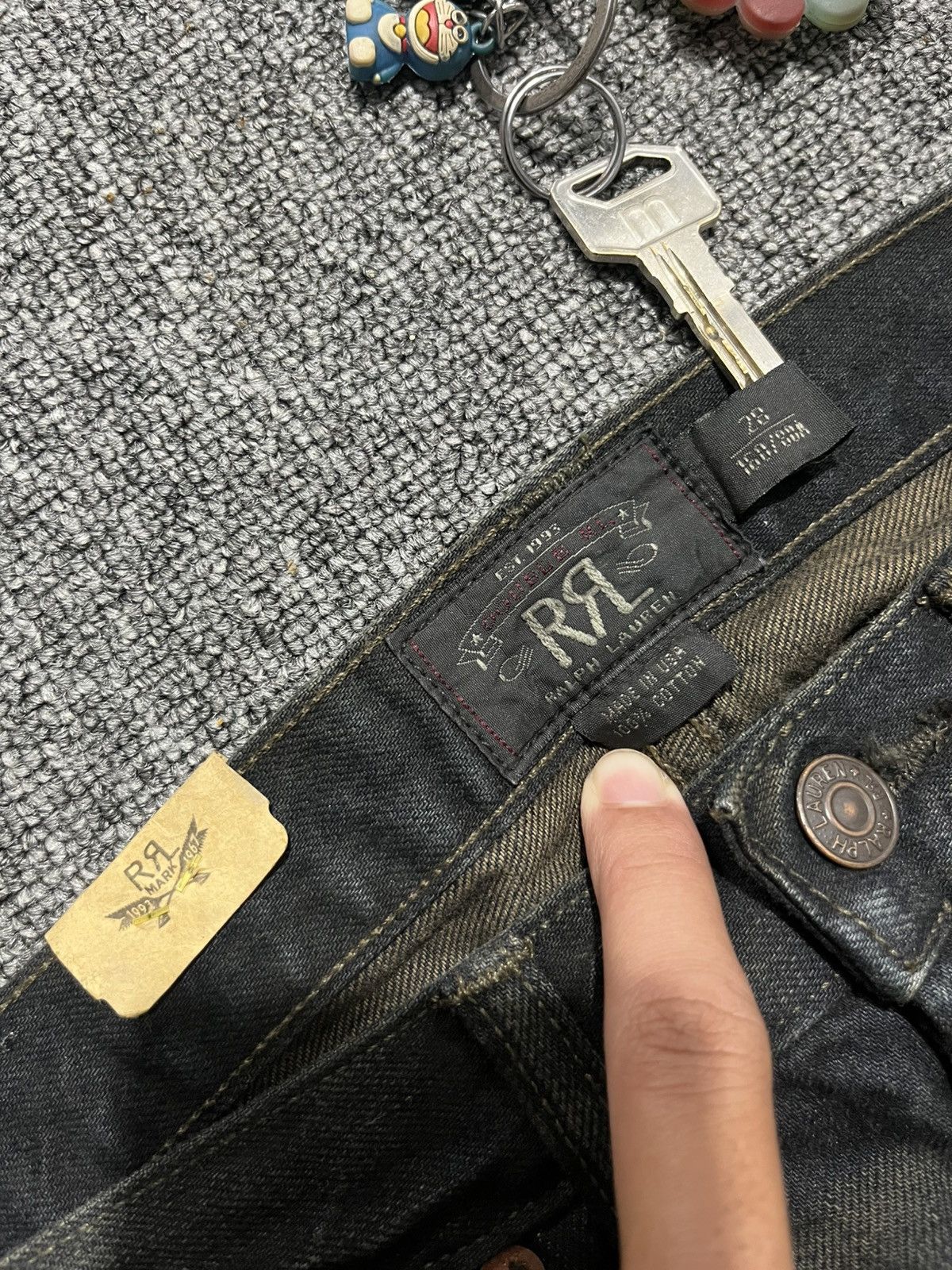 RRL Ralph Lauren Double RRL Denim Straight Selvedge Tombstone Size US 32 / EU 48 - 14 Thumbnail