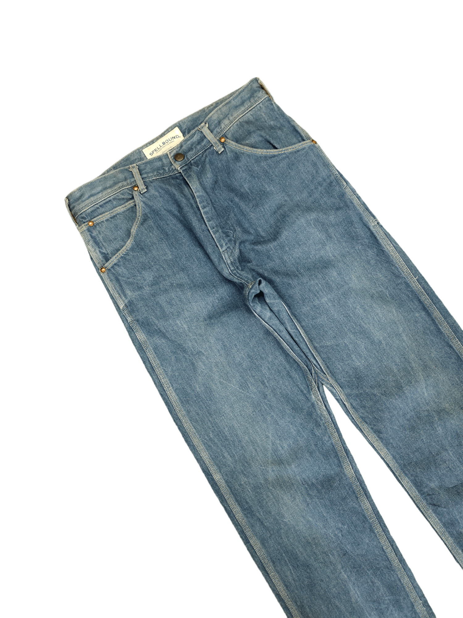 Kapital 1990s Spellbound Jpn Workers Denim Pants 45rpm Orslow Style Size US 29 - 6 Thumbnail