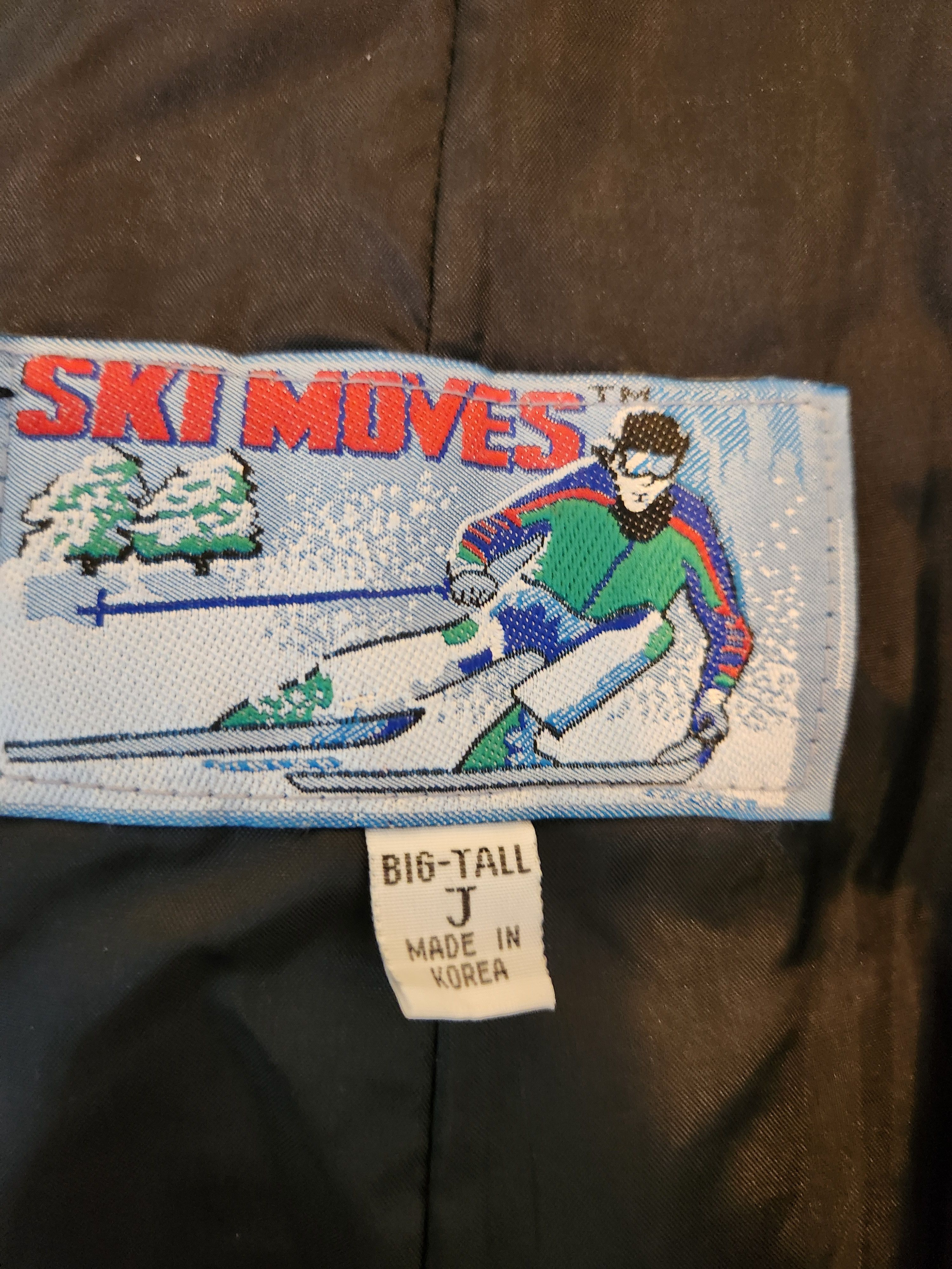 Vintage Vintage 70's Ski Moves 100% Nylon Snowboard Bibbed Overalls Size US 40 / EU 56 - 3 Thumbnail