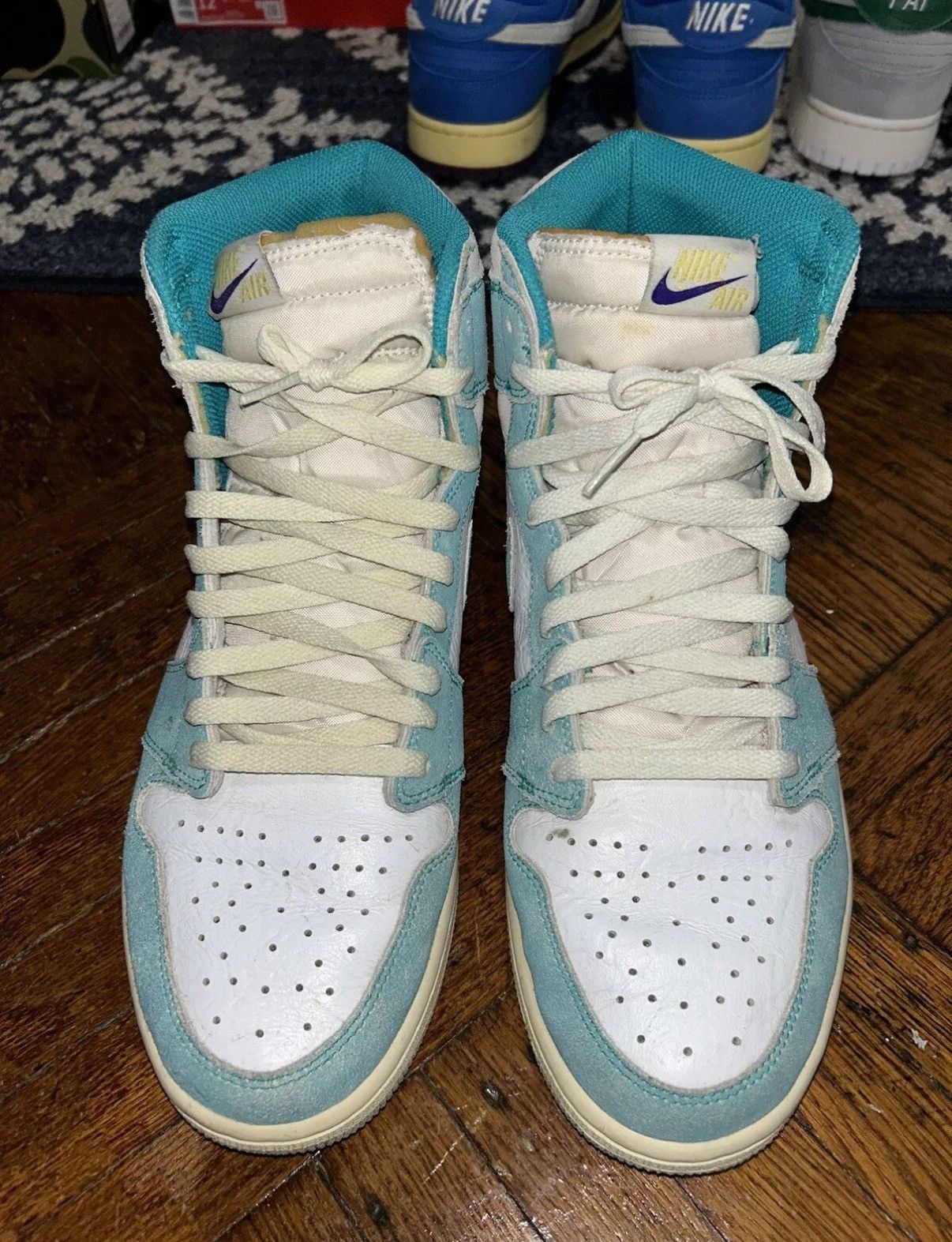 Jordan Brand Jordan 1 Retro OG High Turbo Green Sz 12 Size US 12 / EU 45 - 4 Thumbnail