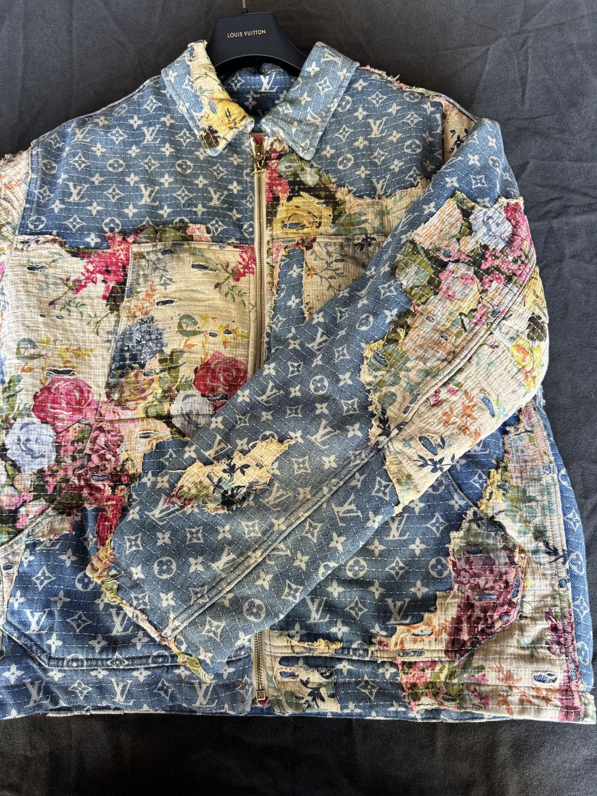 Louis Vuitton DS Louis Vuitton Destroyed Workwear Denim Jacket Size US M / EU 48-50 / 2 - 3 Thumbnail