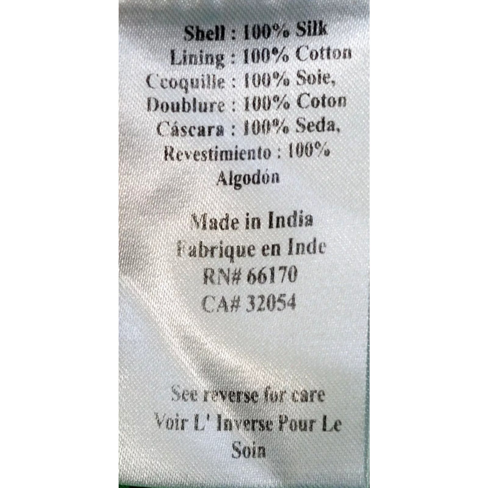 Hemant & Nandita Hemant and Nandita Mintzita Silk Embroidered Maxi Dress Size XS / US 0-2 / IT 36-38 - 10 Thumbnail