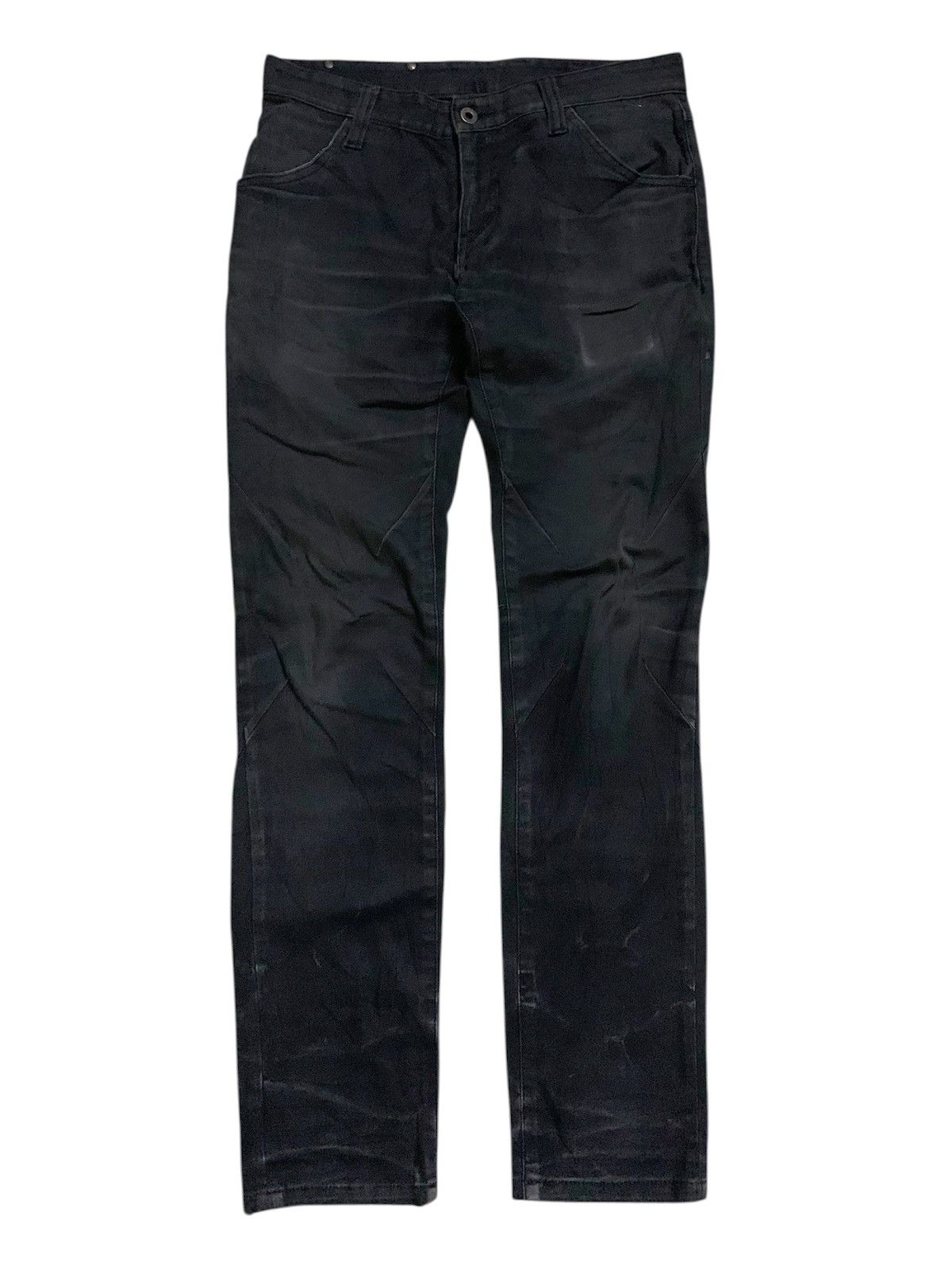 Isamu Katayama Backlash 💥Final💥Isamu Takayama Sun Faded Black Pant Size US 30 / EU 46 - 3 Thumbnail