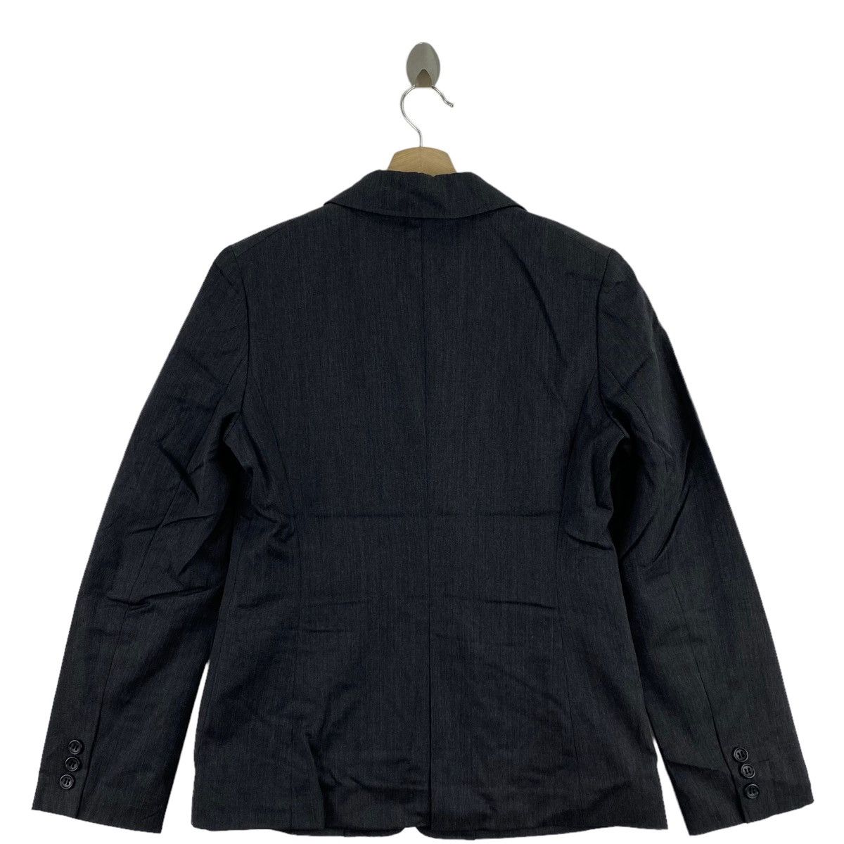 Comme Ca Ism COMME CA ISM Japanese Brand Plain Dark Grey Blazer Coat Size US S / EU 44-46 / 1 - 4 Thumbnail