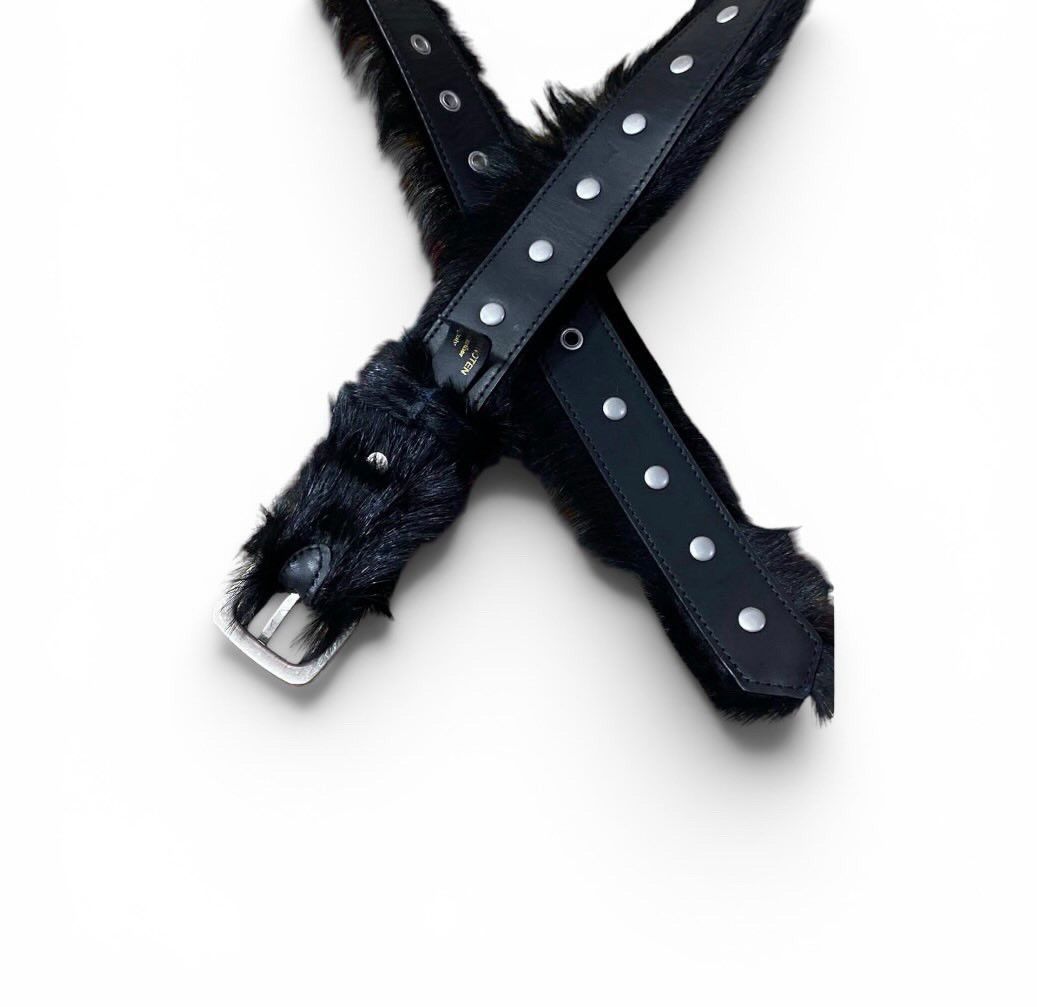 Dries Van Noten Dries Van Noten Studded Fur Belt Size ONE SIZE - 5 Thumbnail