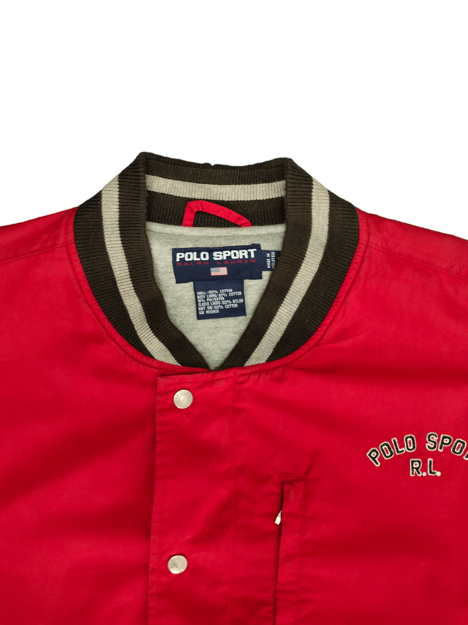 Polo Ralph Lauren 1990s Polo Sport R.L Ralph Lauren Bomber Jacket Size US XL / EU 56 / 4 - 3 Thumbnail
