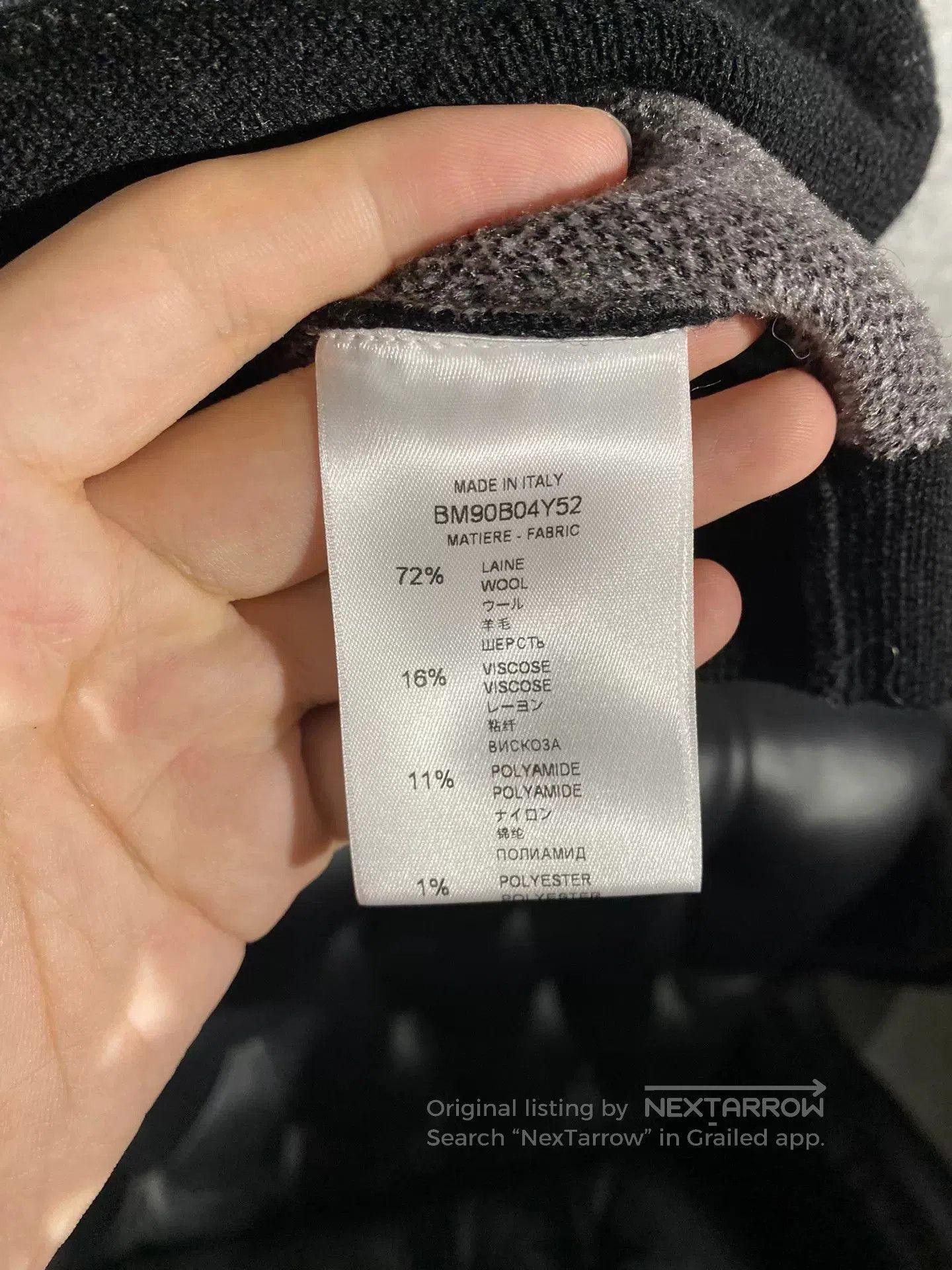 Givenchy givenchy men's knitted sweatshirt with tags. Size US XS / EU 42 / 0 - 7 Thumbnail