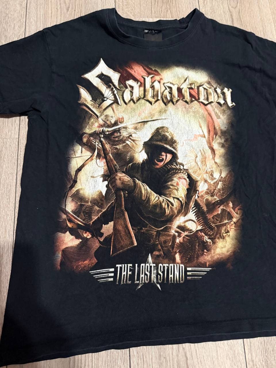 Band Tees × Vintage Sabaton The Last Stand Heavy Metal Band Tee Graphic T Shirt Size US M / EU 48-50 / 2 - 2 Thumbnail