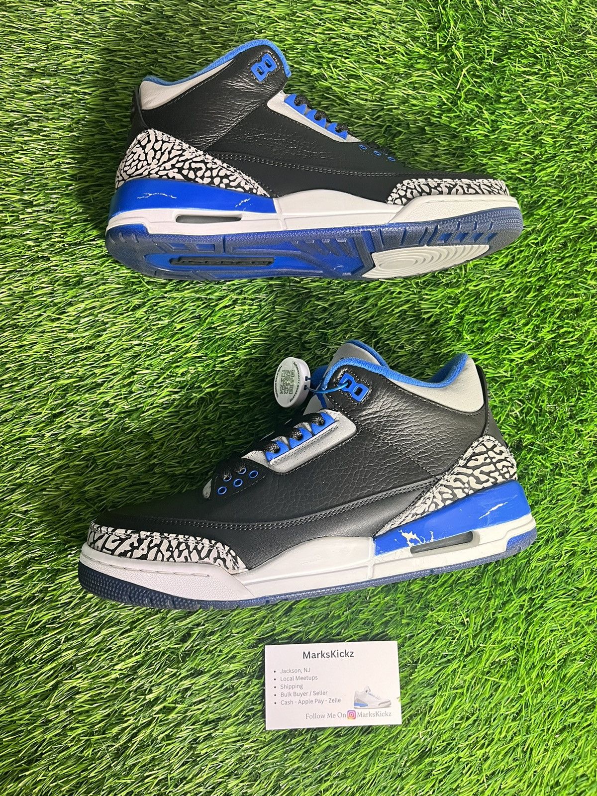 Jordan Brand × Nike jordan 3 sport blue size 8.5 Size US 8.5 / EU 41-42 - 5 Thumbnail