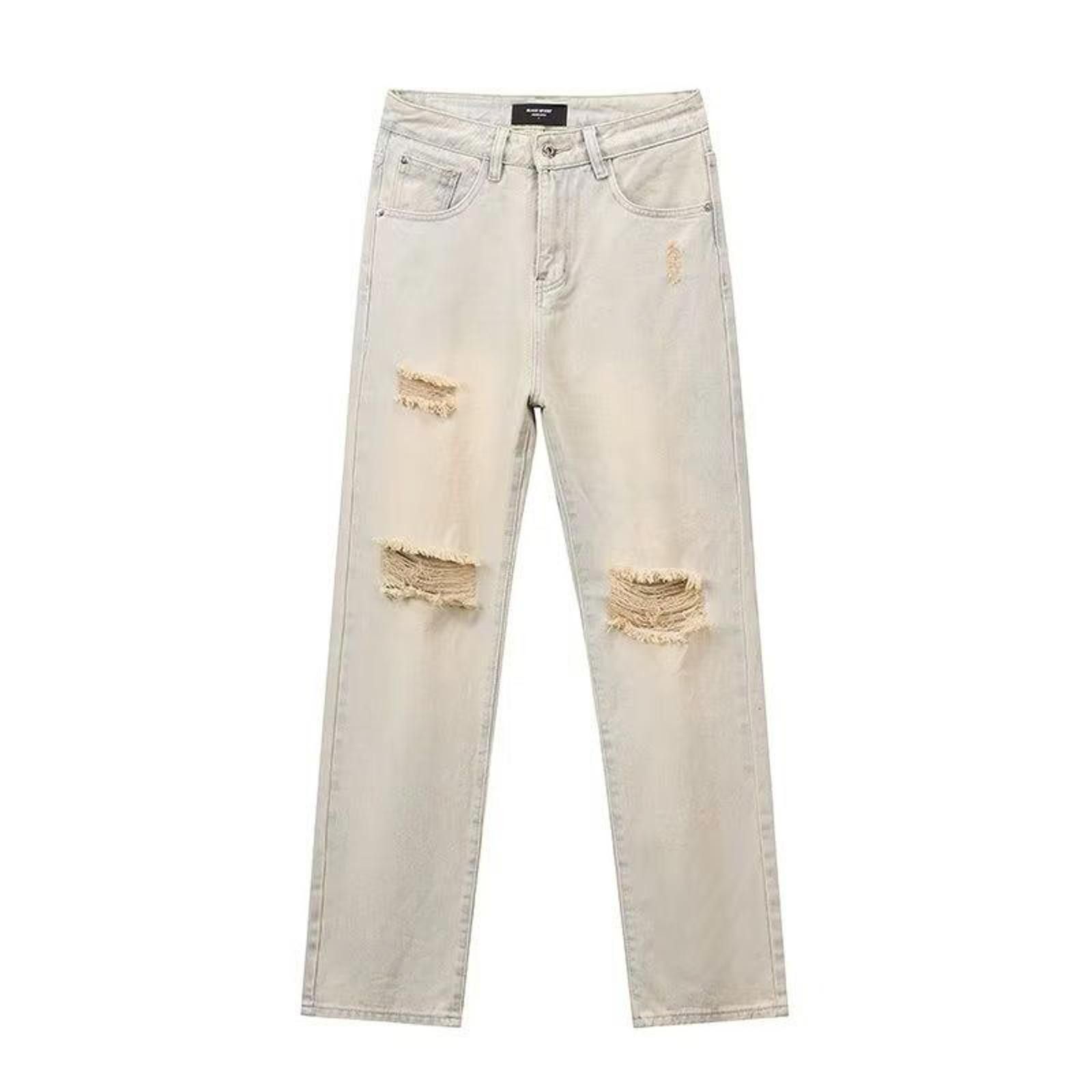 Japanese Brand Distressed Denim Jeans, Ripped Jeans Size US 30 / EU 46 - 5 Thumbnail