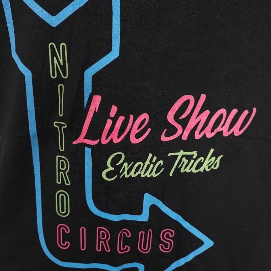 American Apparel VINTAGE Nitro Circus Tank Top Mens Size Medium Black Live Show Exotic Tricks Made In USA Size US M / EU 48-50 / 2 - 3 Thumbnail