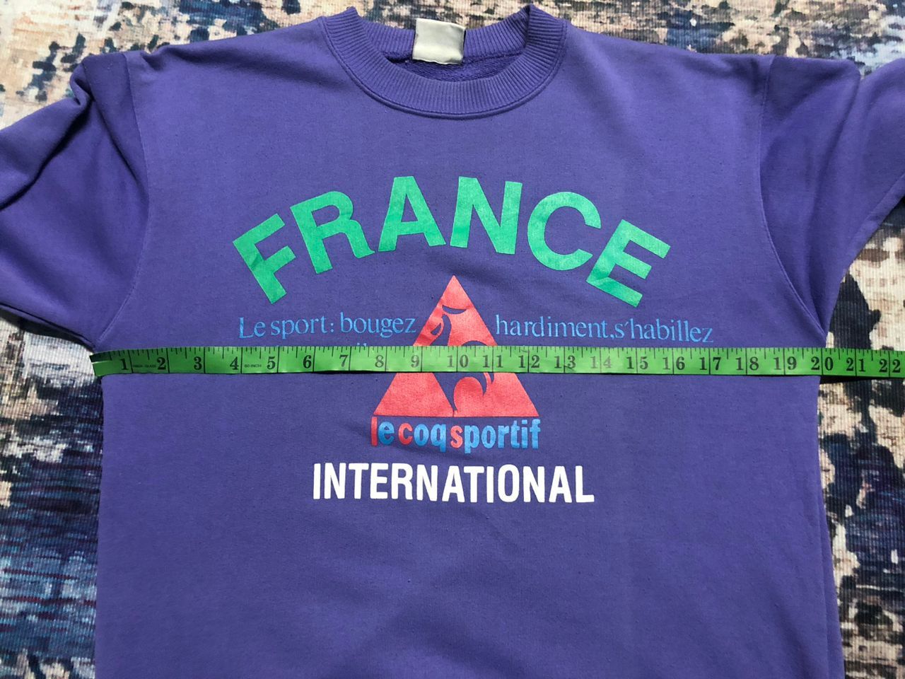Le Coq Sportif Vintage 90s Le Coq Sportif France Sweatshirt Dirty Size US M / EU 48-50 / 2 - 12 Thumbnail