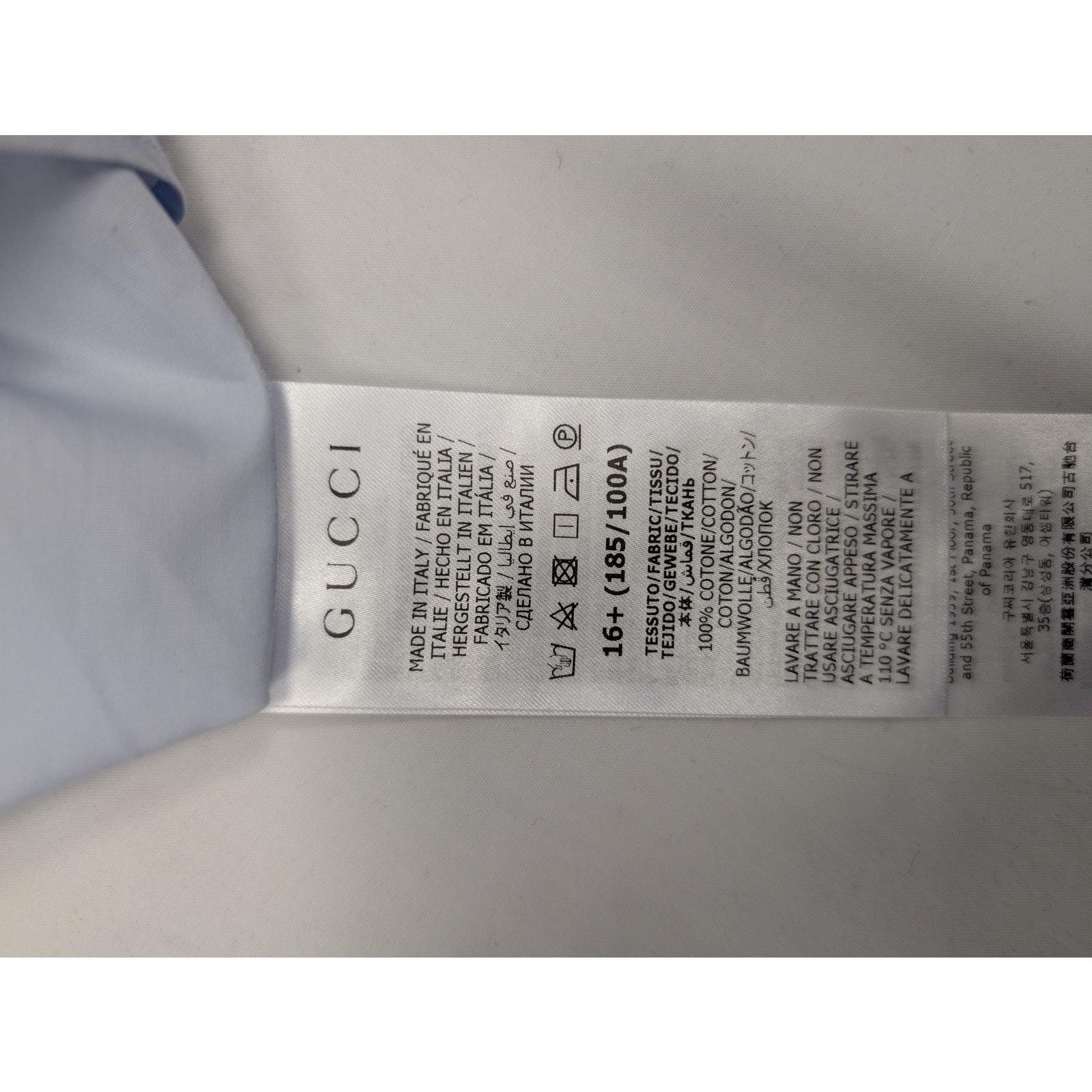 Gucci o1rshd1 Piece Dyed Popeline Boxy Shirt Size US L / EU 52-54 / 3 - 17 Thumbnail