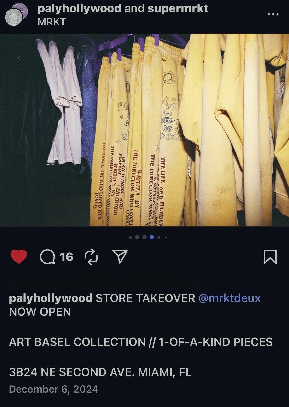 Paly Hollywood PALY x MRKT MIAMI ART BASEL EXCLUSIVE HOODIE Size US S / EU 44-46 / 1 - 16 Thumbnail
