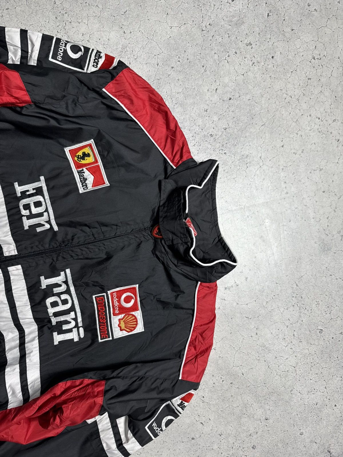 Ferrari Ferrari Michael Schumacher F1 Vodafone Vintage Racing Jacket Size US XL / EU 56 / 4 - 6 Thumbnail