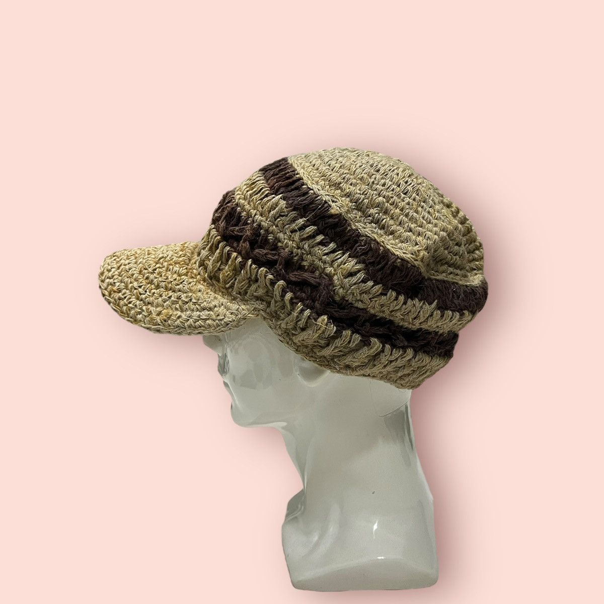 Global Work × Japanese Brand × Vintage VINTAGE GLOBAL WORK COTTON LINEN STRAW HAT Size ONE SIZE - 8 Thumbnail