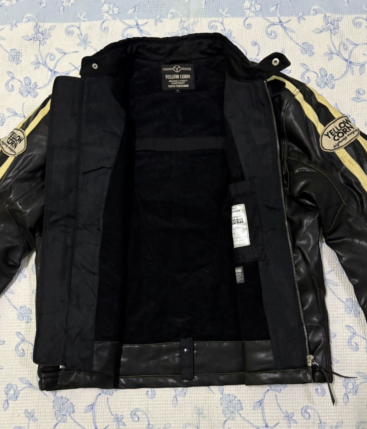 YELLOW CORN Yellow Corn Leather Jacket Highway Size US XL / EU 56 / 4 - 9 Thumbnail