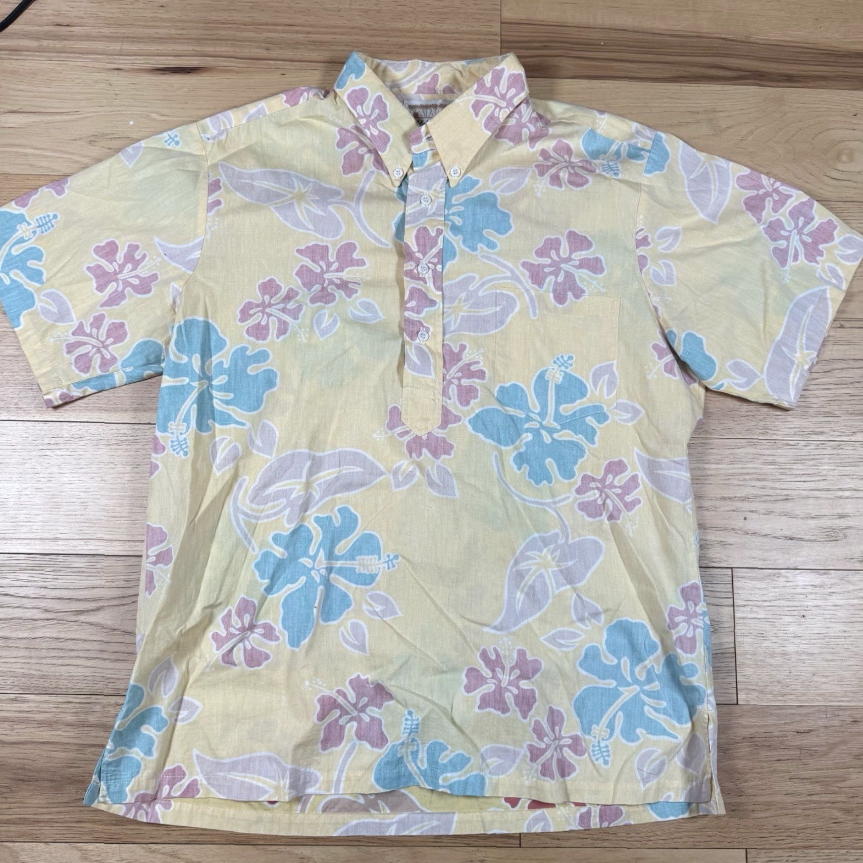 Vintage VINTAGE Kahala Shirt Mens L Yellow Floral Hawaiian Button-Up Beach Camp AOP Mens Size US L / EU 52-54 / 3 - 2 Thumbnail