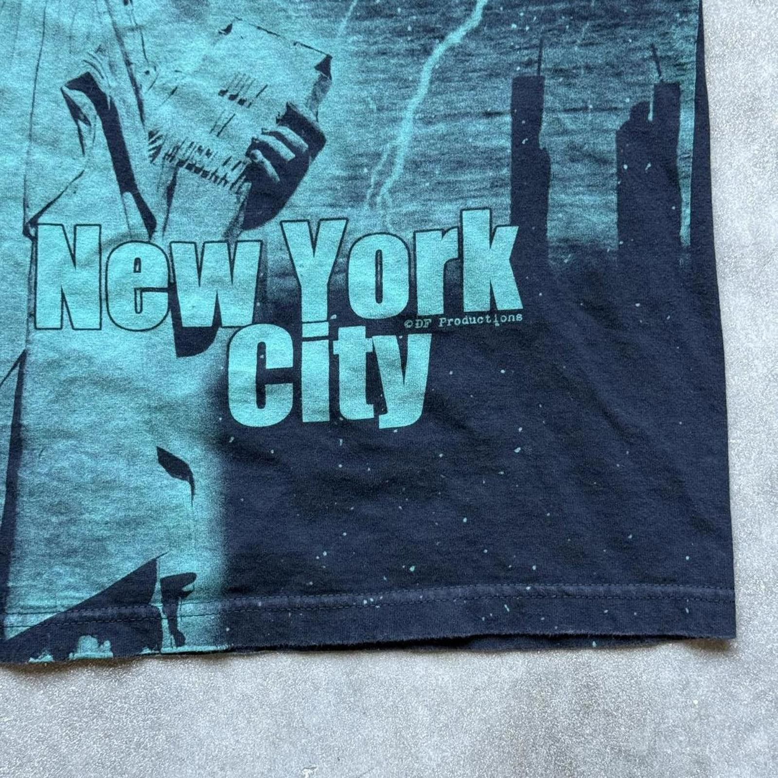 Other New York City Statue Of Liberty All-Over Print Faded T-shirt Size US XL / EU 56 / 4 - 3 Thumbnail