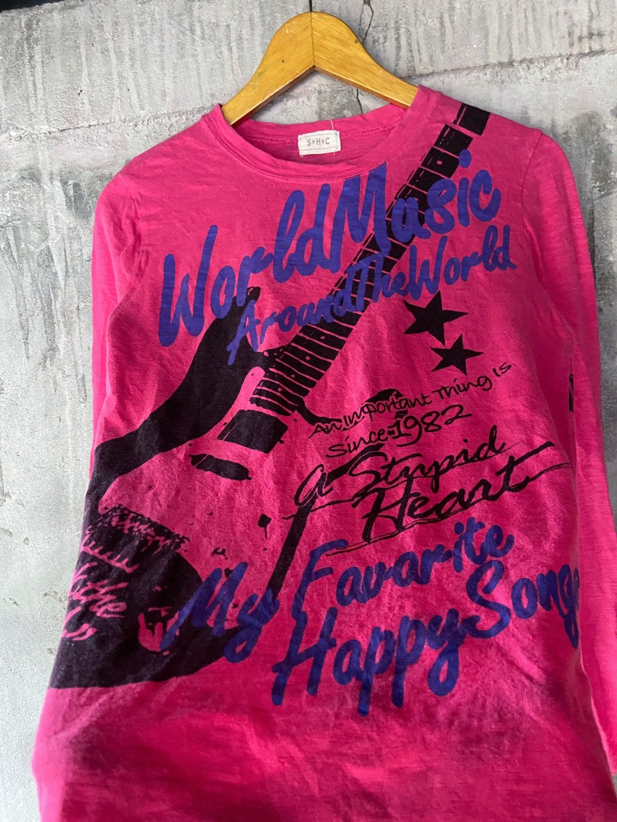 Beauty Beast × Hysteric Glamour × Japanese Brand WORLD MUSIC AROUND THE WORLD LONG SLEEVE Size US S / EU 44-46 / 1 - 4 Thumbnail