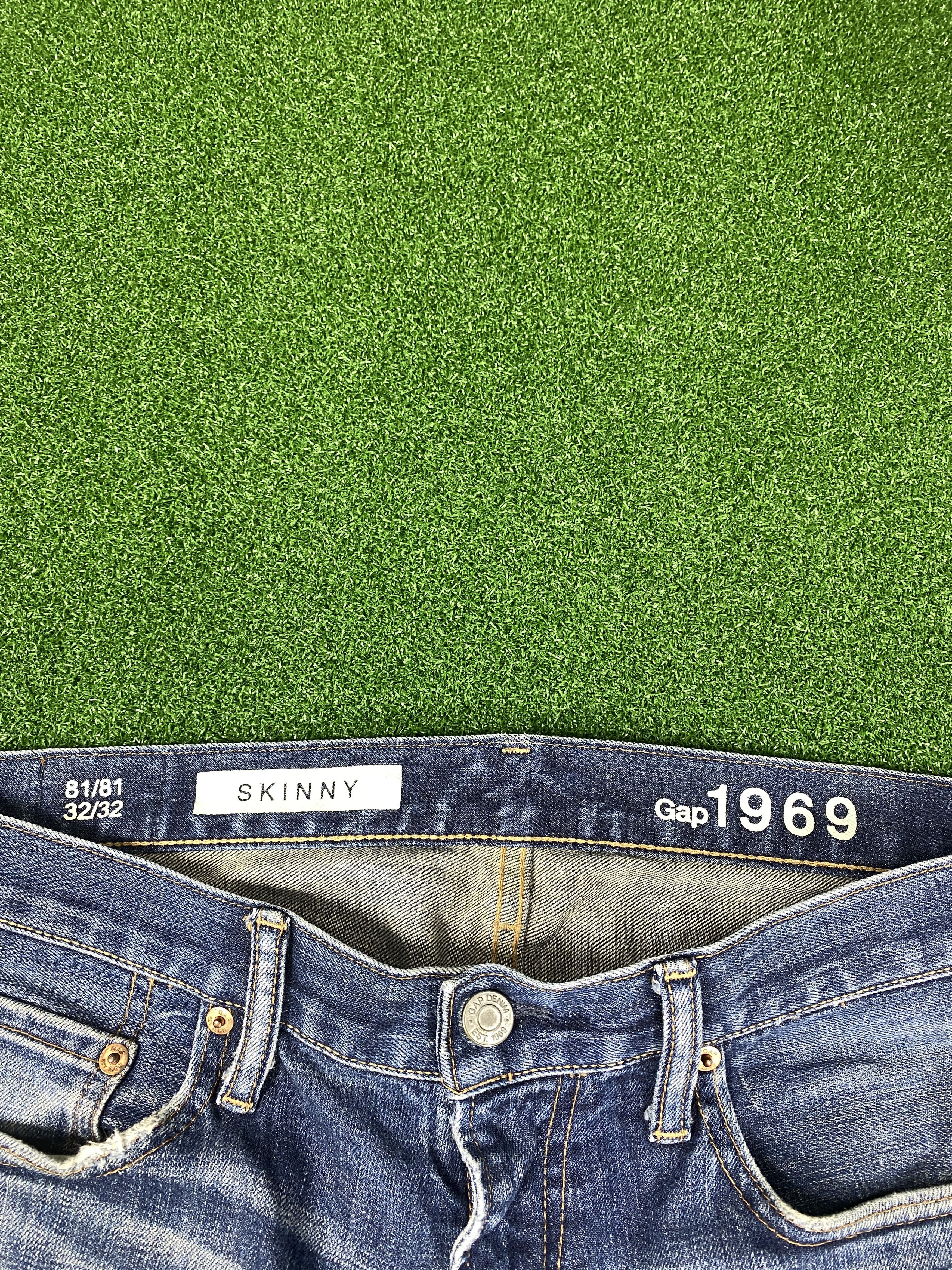 Gap Vintage Gap Distressed Faded Blue Jeans CP0041 Size US 35 - 11 Thumbnail