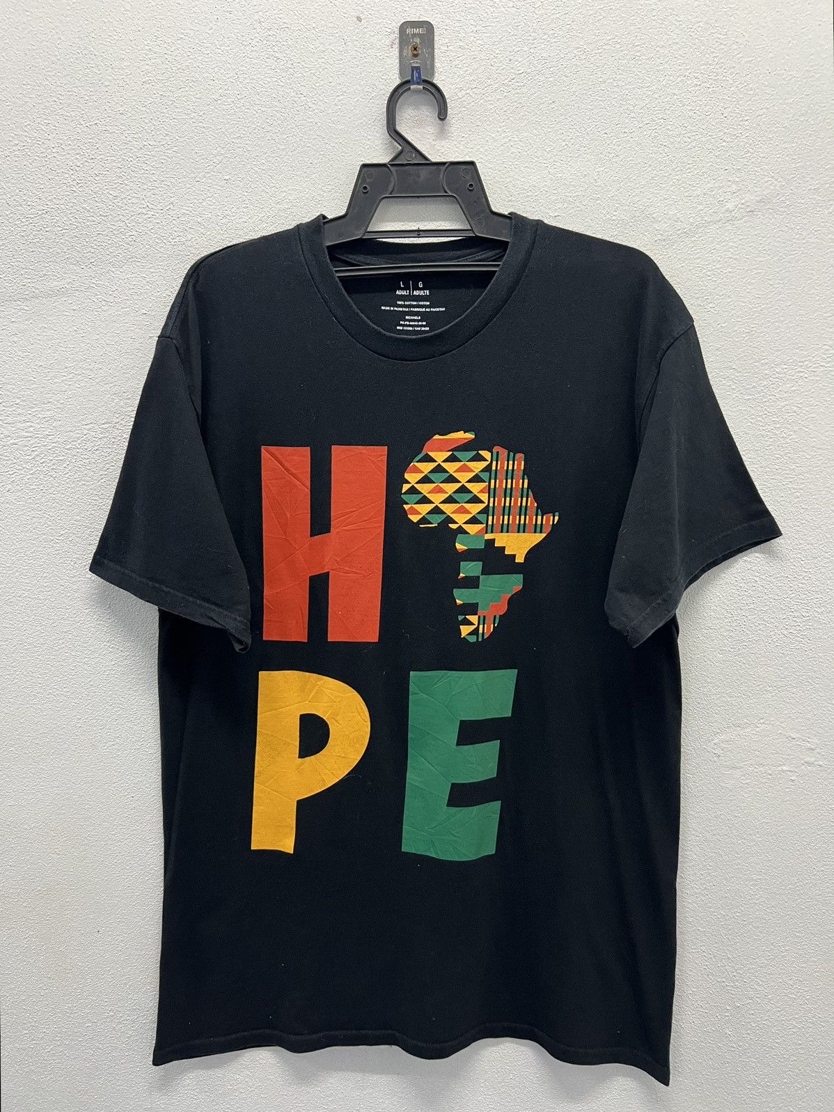 Vintage VINTAGE BLACK HISTORY MONTH HOPE AFRICA KENTE CLOTH SHIRT Size US L / EU 52-54 / 3 - 1 Thumbnail