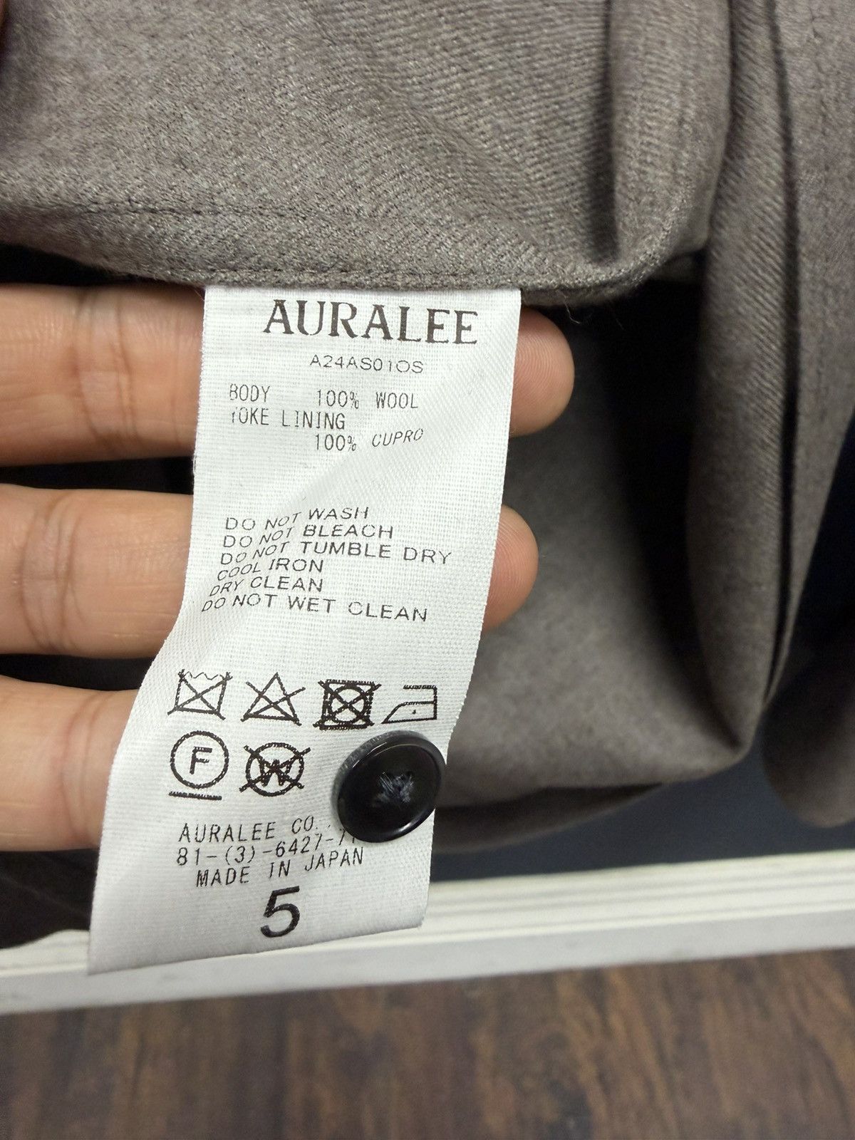 Auralee auralee super fine wool 100% shirts sz5 Size US XL / EU 56 / 4 - 6 Thumbnail
