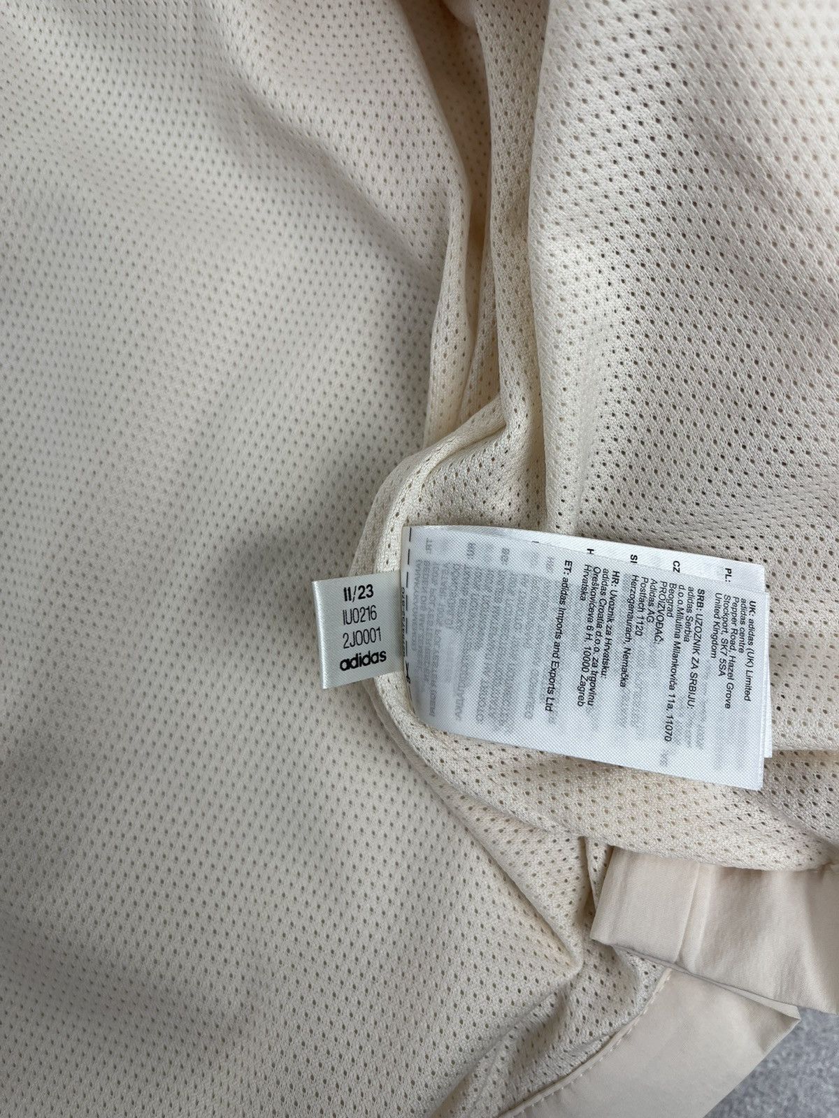Adidas Adidas Windbreaker Jacket White Men’s Size M Size US M / EU 48-50 / 2 - 9 Thumbnail