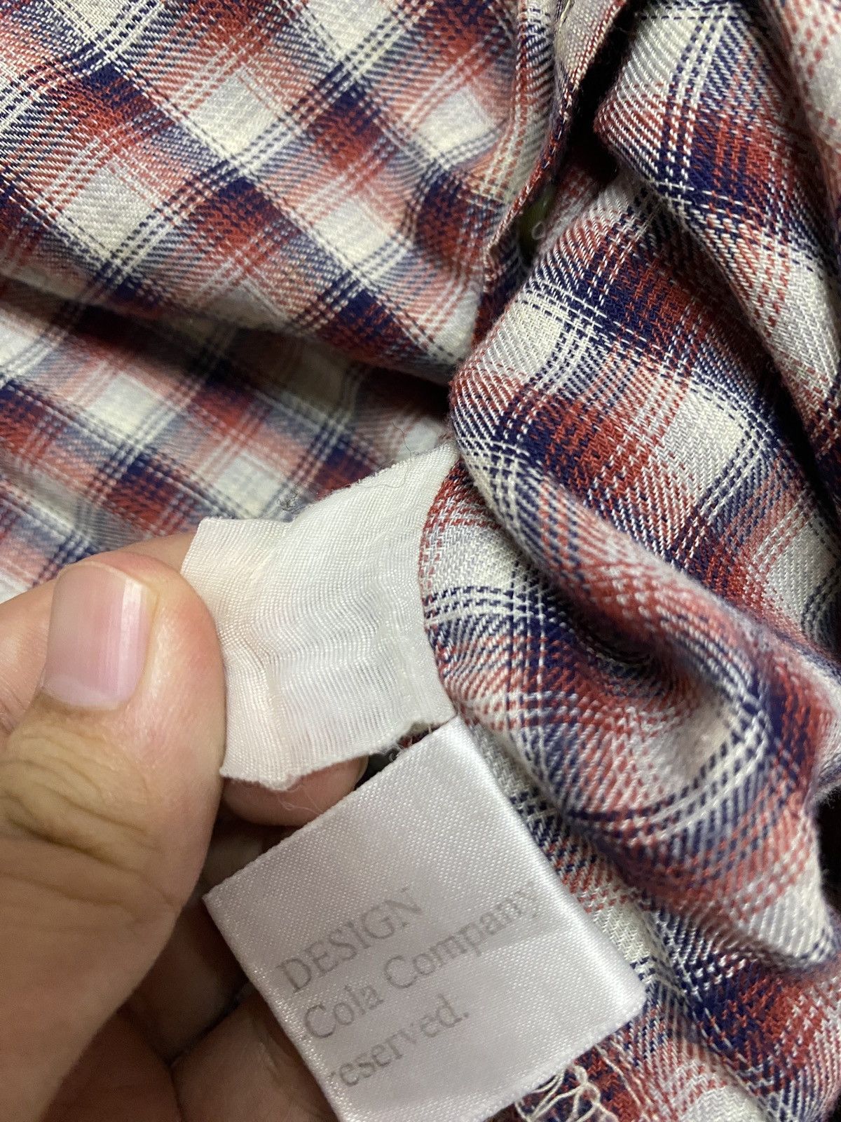 Vintage Vintage CocaCola 1998 Flannel Shirt Size US L / EU 52-54 / 3 - 6 Thumbnail