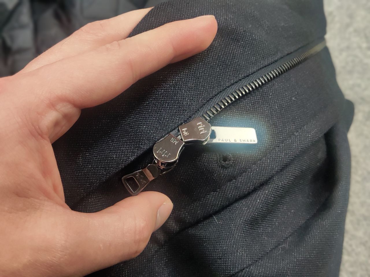 Paul & Shark Paul & Shark Classic Design Insulated Zip Wool Navy Jacket Size US M / EU 48-50 / 2 - 19 Thumbnail