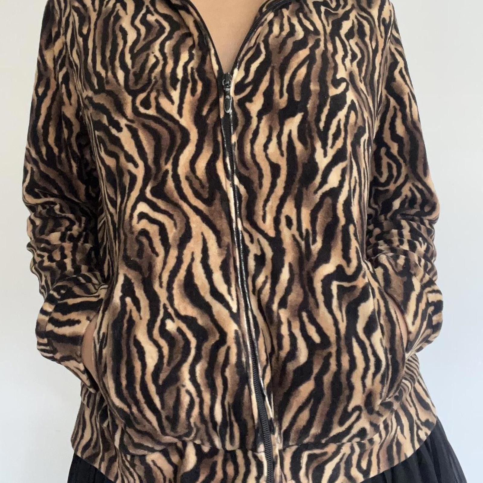 Other Brown and black zip-up jacket with a vintage vibe #y2k Size M / US 6-8 / IT 42-44 - 2 Thumbnail