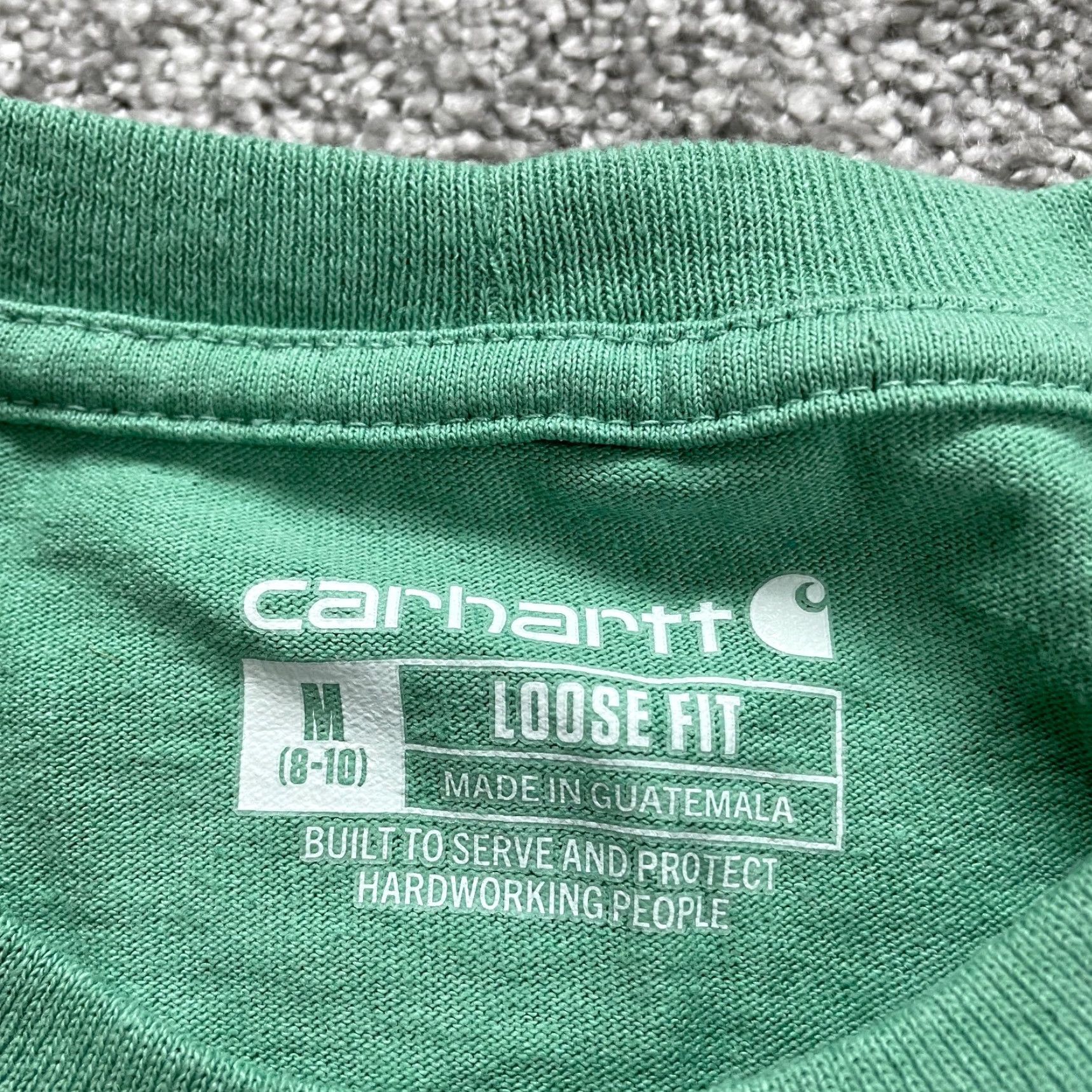 Carhartt Carhartt G82 T-Shirt Mens Medium Green Short Sleeve Pocket Tee Loose Fit Casual Shirt Men Green Size US M / EU 48-50 / 2 - 5 Thumbnail