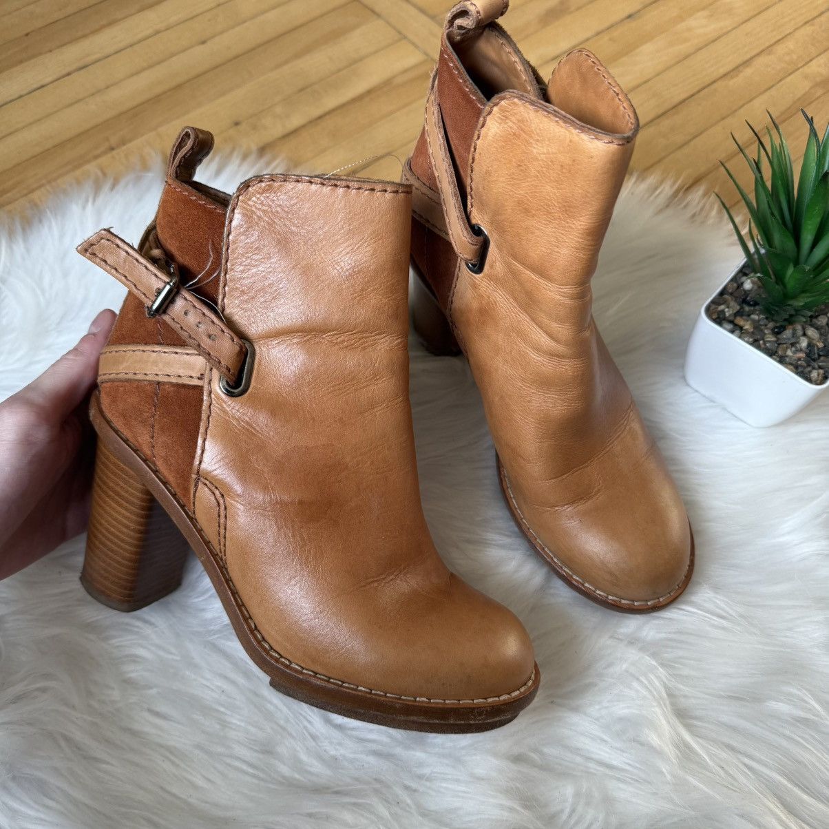 Acne Studios 📌 Vintage 00s Acne Studios Cypress Con Archive Boots Size US 7 / IT 37 - 2 Thumbnail