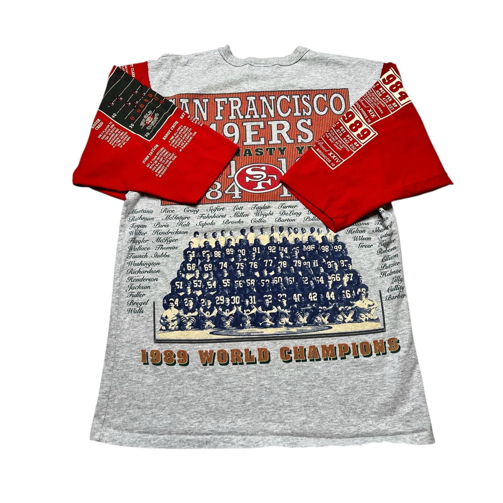 Vintage Vintage 1993 Long Gone NFL San Francisco 49ers Large USA Size US L / EU 52-54 / 3 - 3 Thumbnail