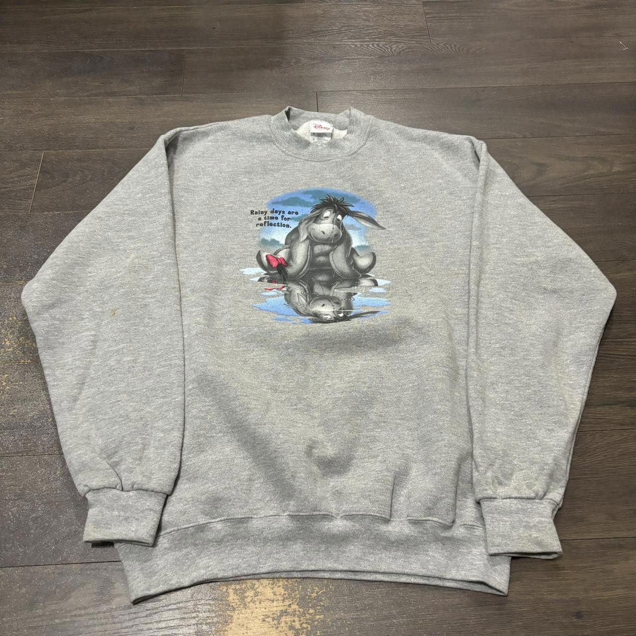 Disney Vintage Eeyore Rainy Days Crewneck Sweatshirt 00s M Size US M / EU 48-50 / 2 - 3 Thumbnail