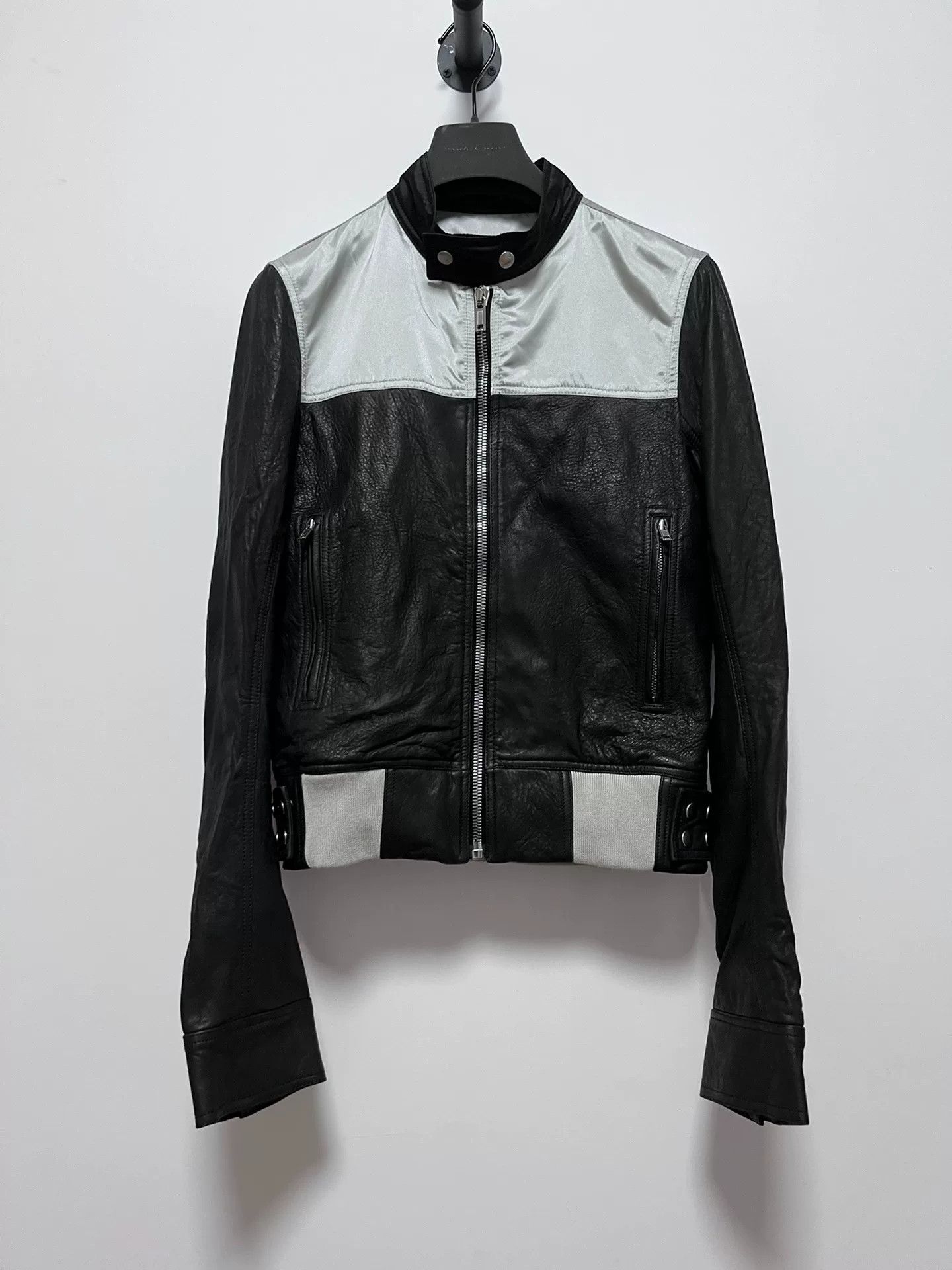Rick Owens SS20 Short Leather Jacket