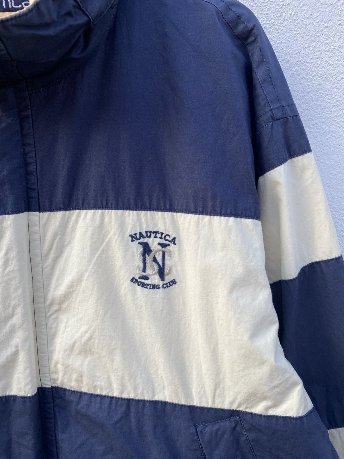 Nautica Vintage nauctica striped prisoner style riversible jacket Size US M / EU 48-50 / 2 - 7 Thumbnail