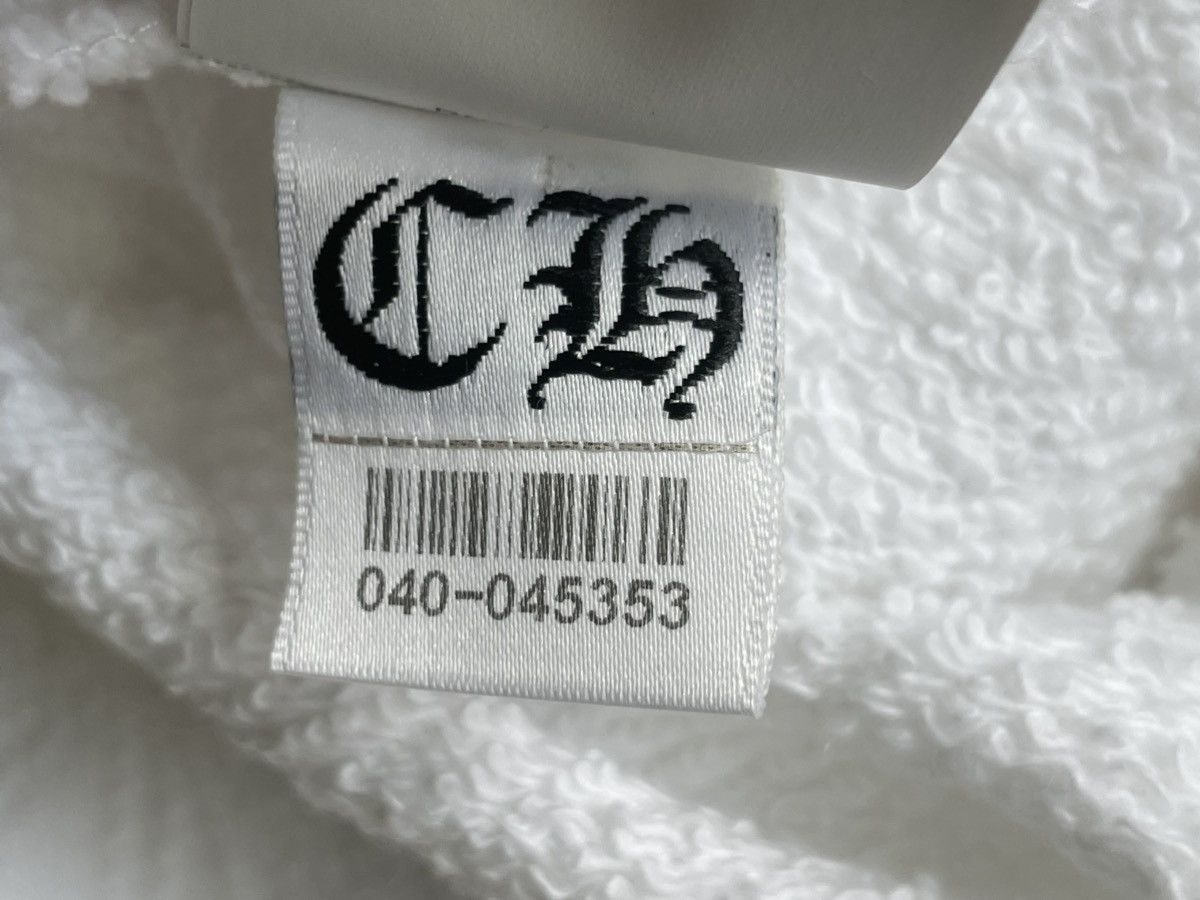 Chrome Hearts Chrome Hearts Tonal Monogram Cross White Cropped Sweatshirt Size M / US 6-8 / IT 42-44 - 12 Thumbnail