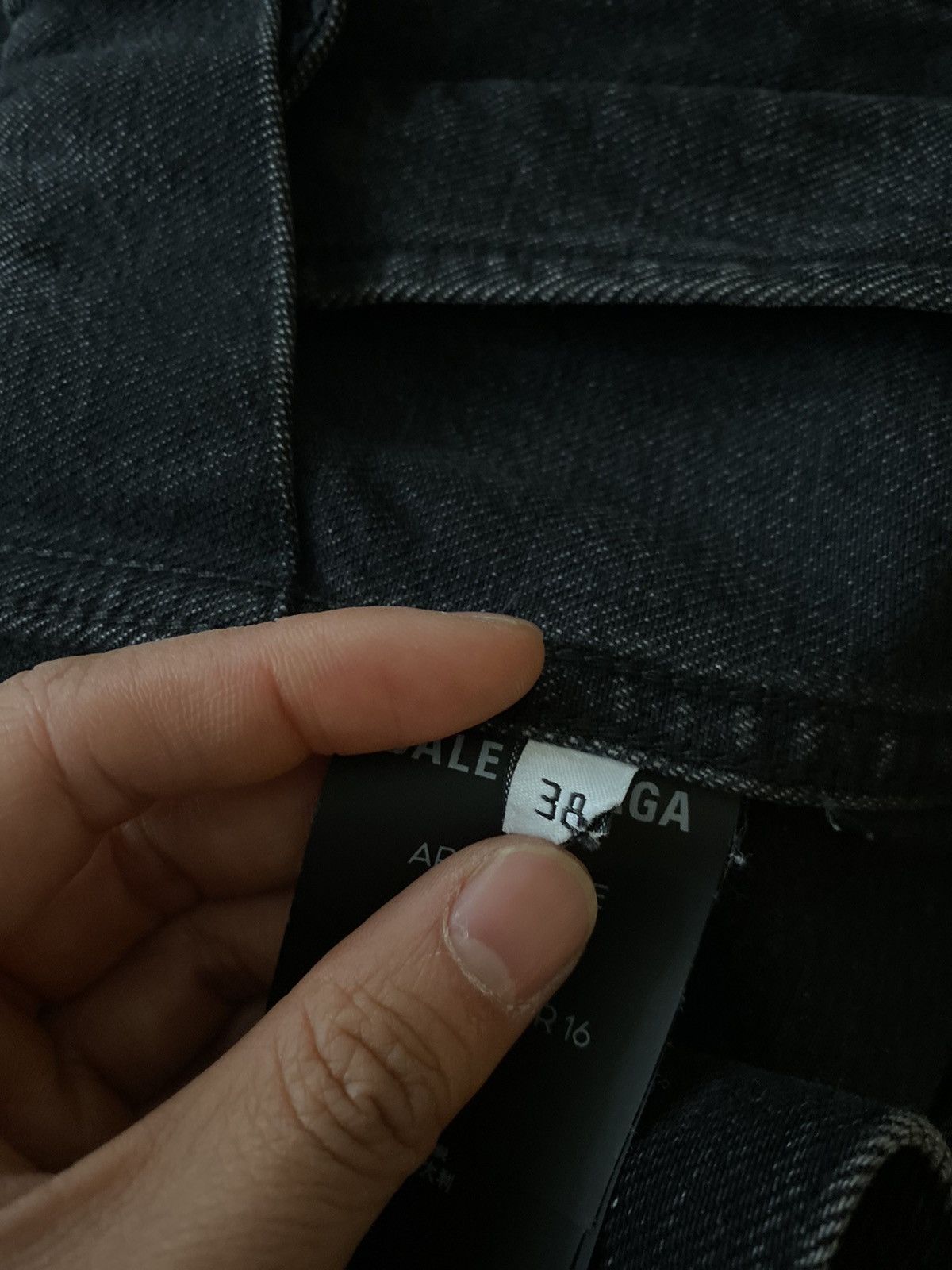 Balenciaga Balenciaga swing black denim jacket Size US M / EU 48-50 / 2 - 8 Thumbnail
