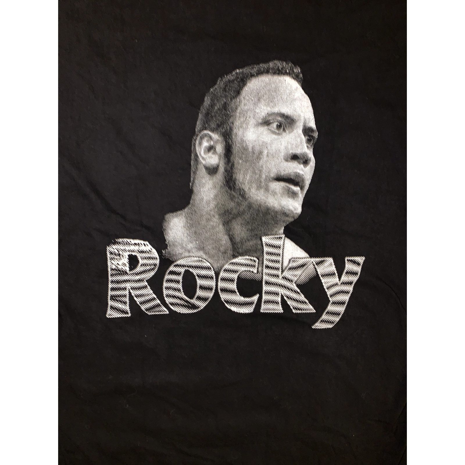 WWE Vintage The Rock Survivor Boot Tee Single Stitch Size US L / EU 52-54 / 3 - 7 Thumbnail