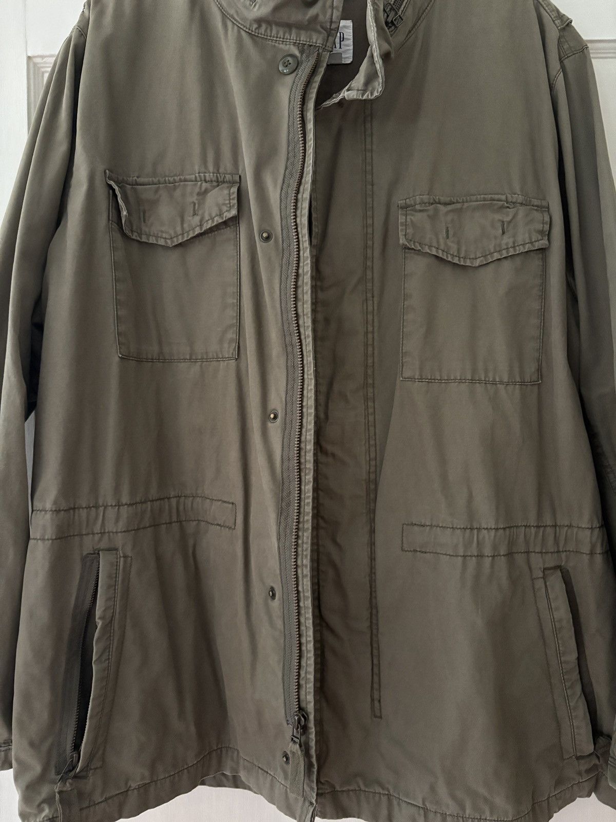 Vintage Military Fatigue Jacket M-65 Olive Size US XXL / EU 58 / 5 - 3 Thumbnail