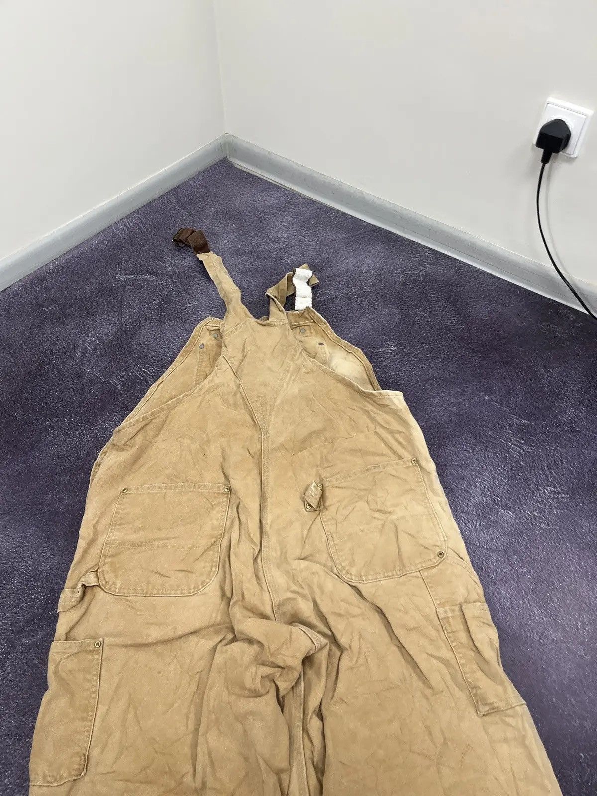 Carhartt × Vintage Vintage Carhartt Double Knee 90s American Hype Work Overall Size US 40 / EU 56 - 10 Thumbnail