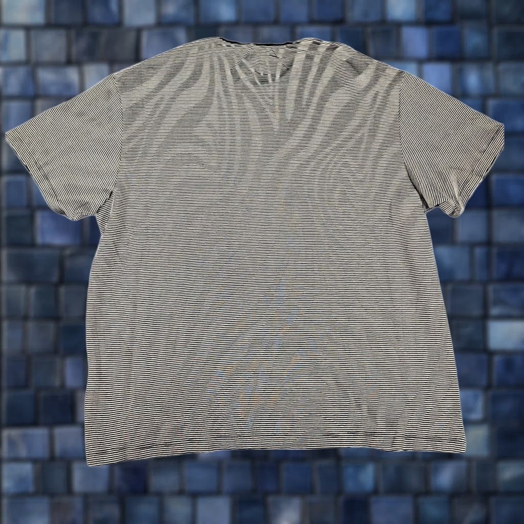 Rta RtA Shirt Mens Large Black Beige Zebra Stripe Holographic Iridescent Oversized Size US L / EU 52-54 / 3 - 1 Thumbnail