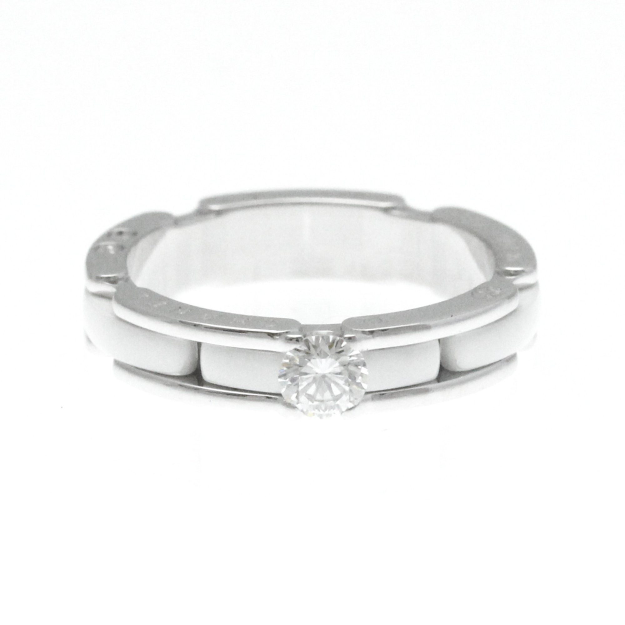 image of Chanel Ultra Collection 1P Diamond Ring Small Size Ceramic,white Gold (18K) Fashion Diamond Band Ri