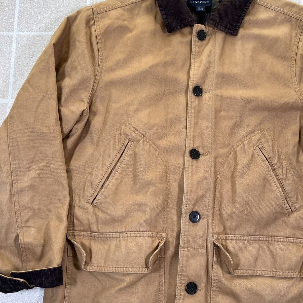 Lands' End Lands End Chore Jacket Brown Barn Field Flannel Lined Sz Med Size US M / EU 48-50 / 2 - 3 Thumbnail