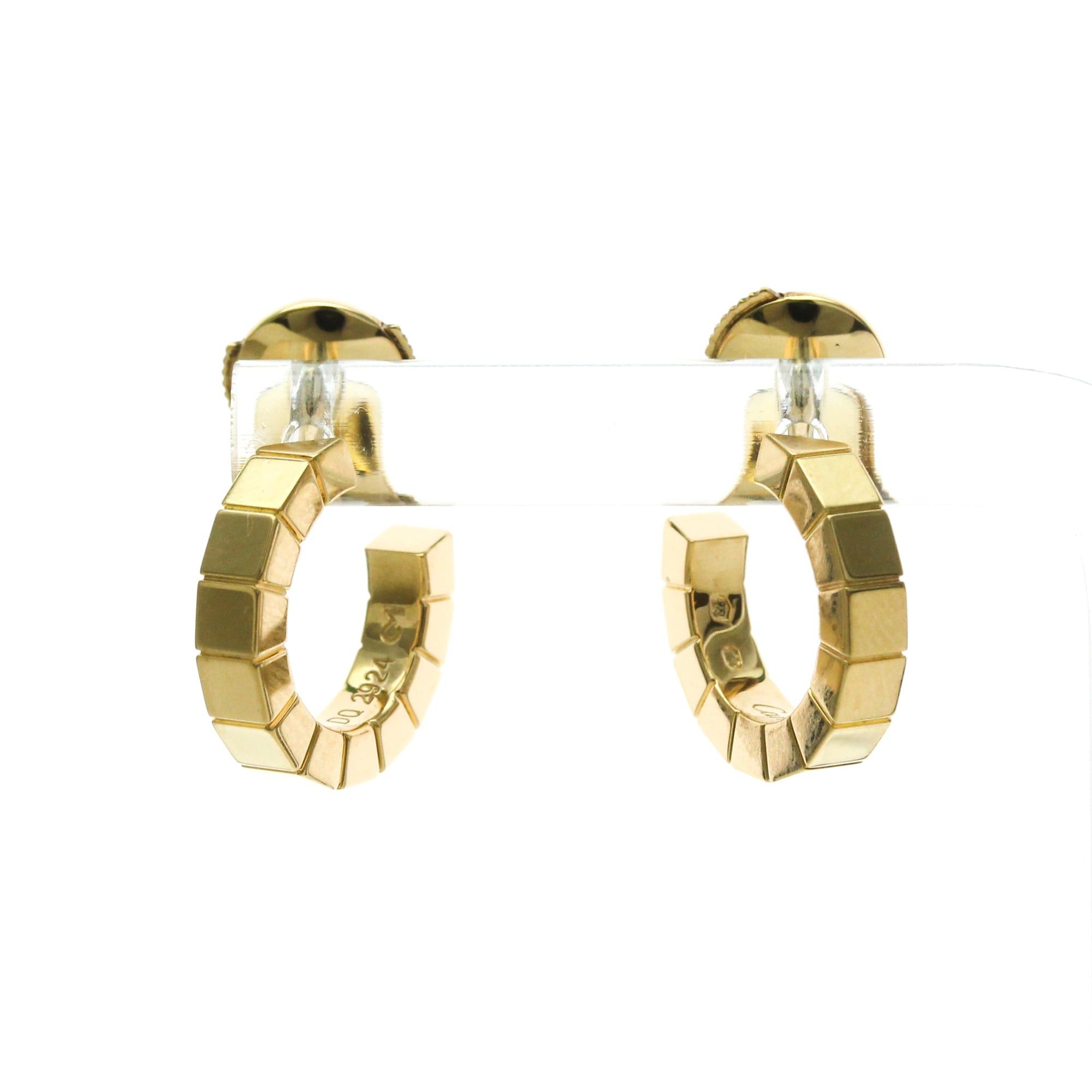 Cartier Cartier Lanieres Earrings No Stone Yellow Gold (18K) Half Hoop Earrings Gold Size ONE SIZE - 1 Thumbnail