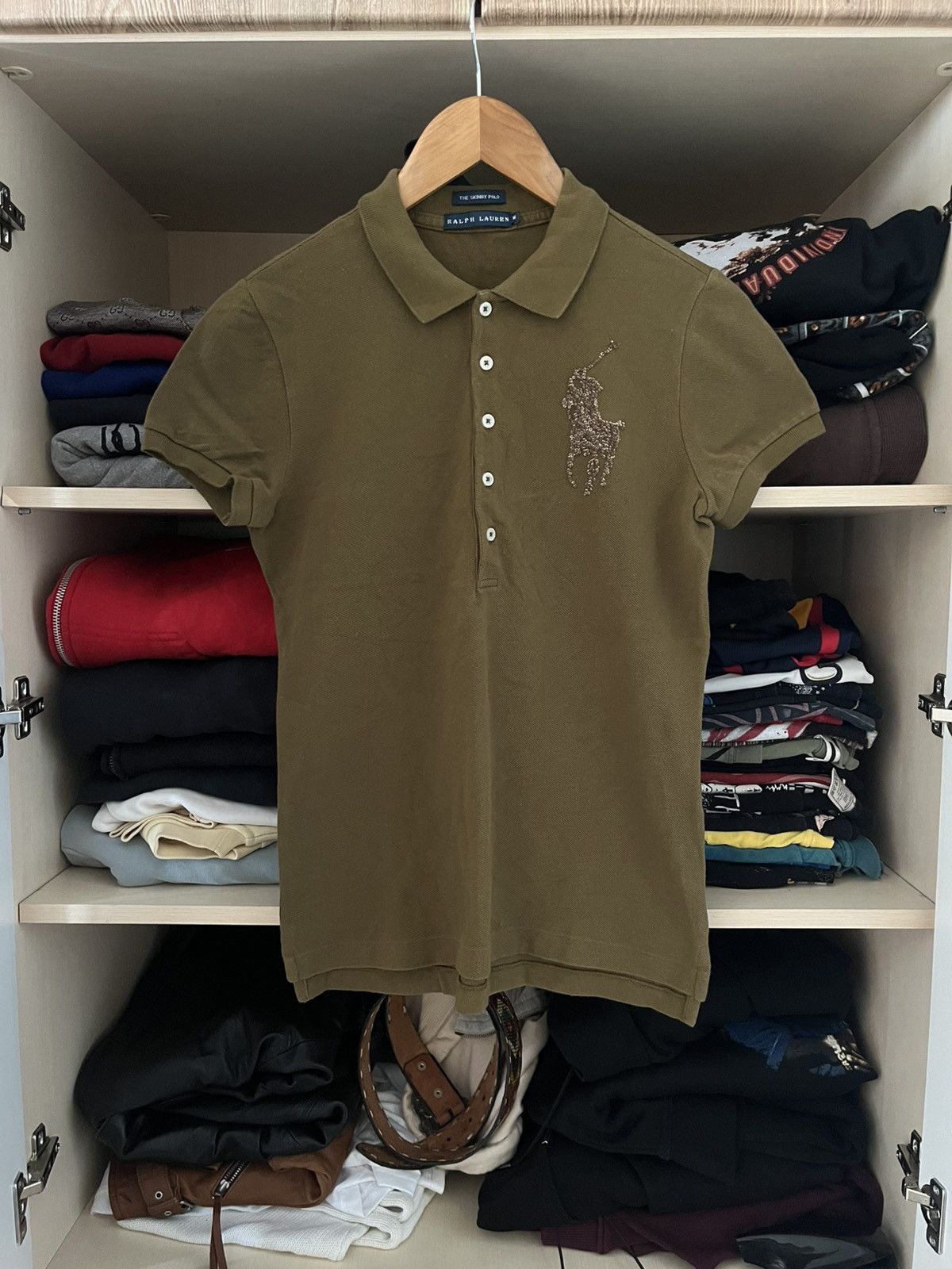 Polo Ralph Lauren Polo Ralph Lauren Big Logo Pony Luxury Polo Tee Size M / US 6-8 / IT 42-44 - 1 Thumbnail