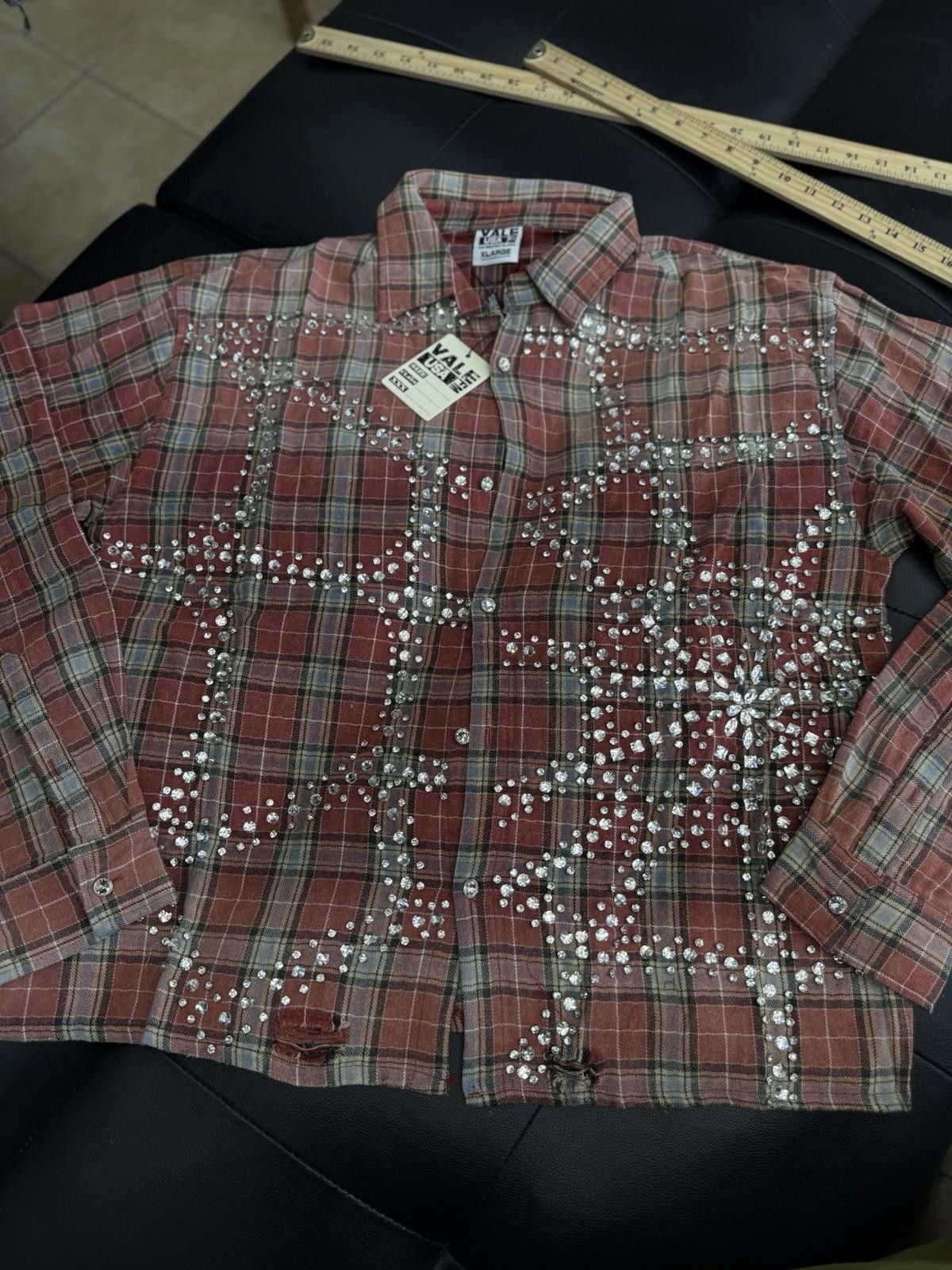 Vale Vale Forever Valley Full Crystal Stone Flannel Size (XL) Size US XL / EU 56 / 4 - 1 Thumbnail